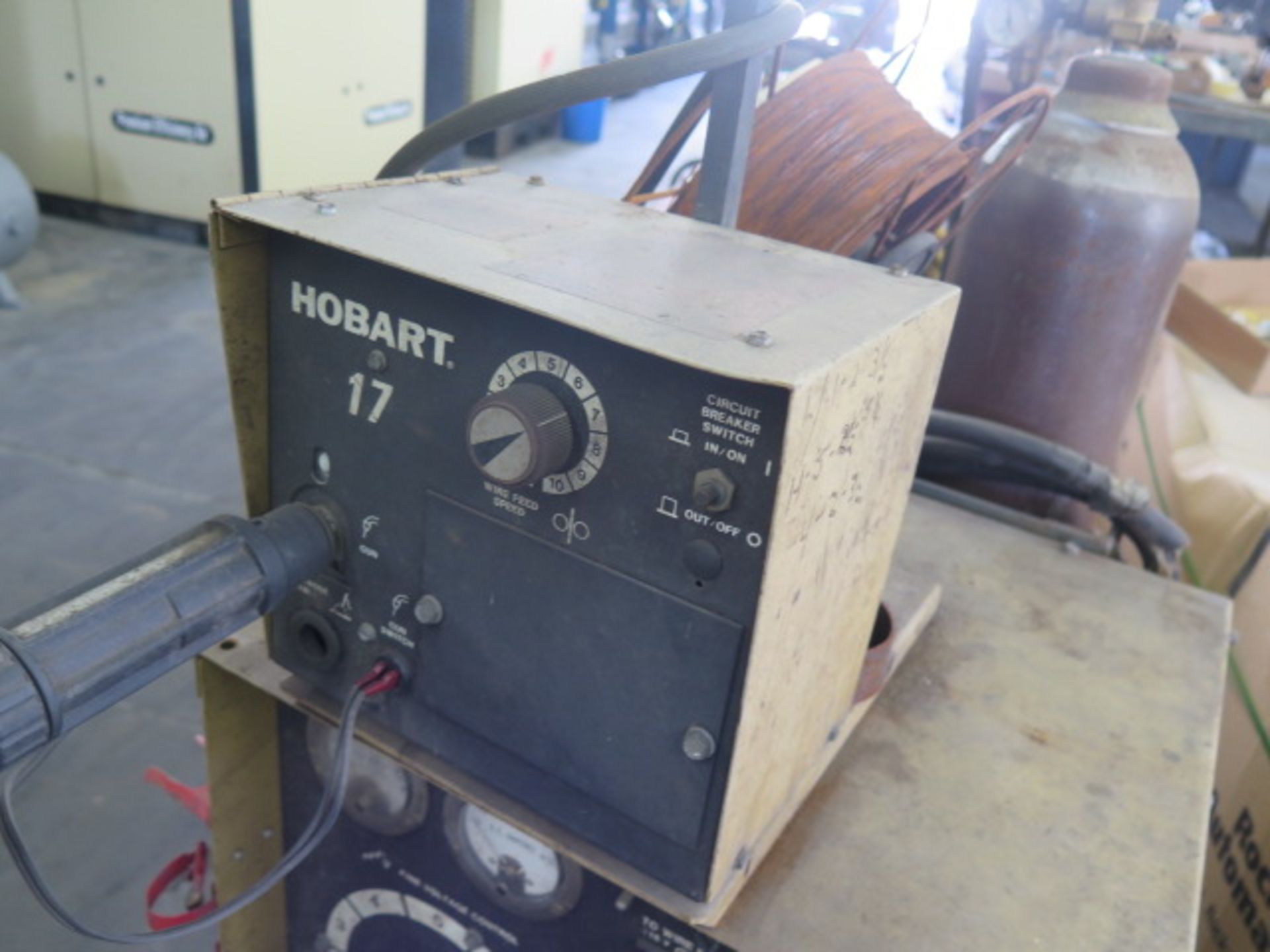 Hobart RC-200 Arc welding Power Source w/ Hobart-17 Wire Feeder - Image 9 of 10