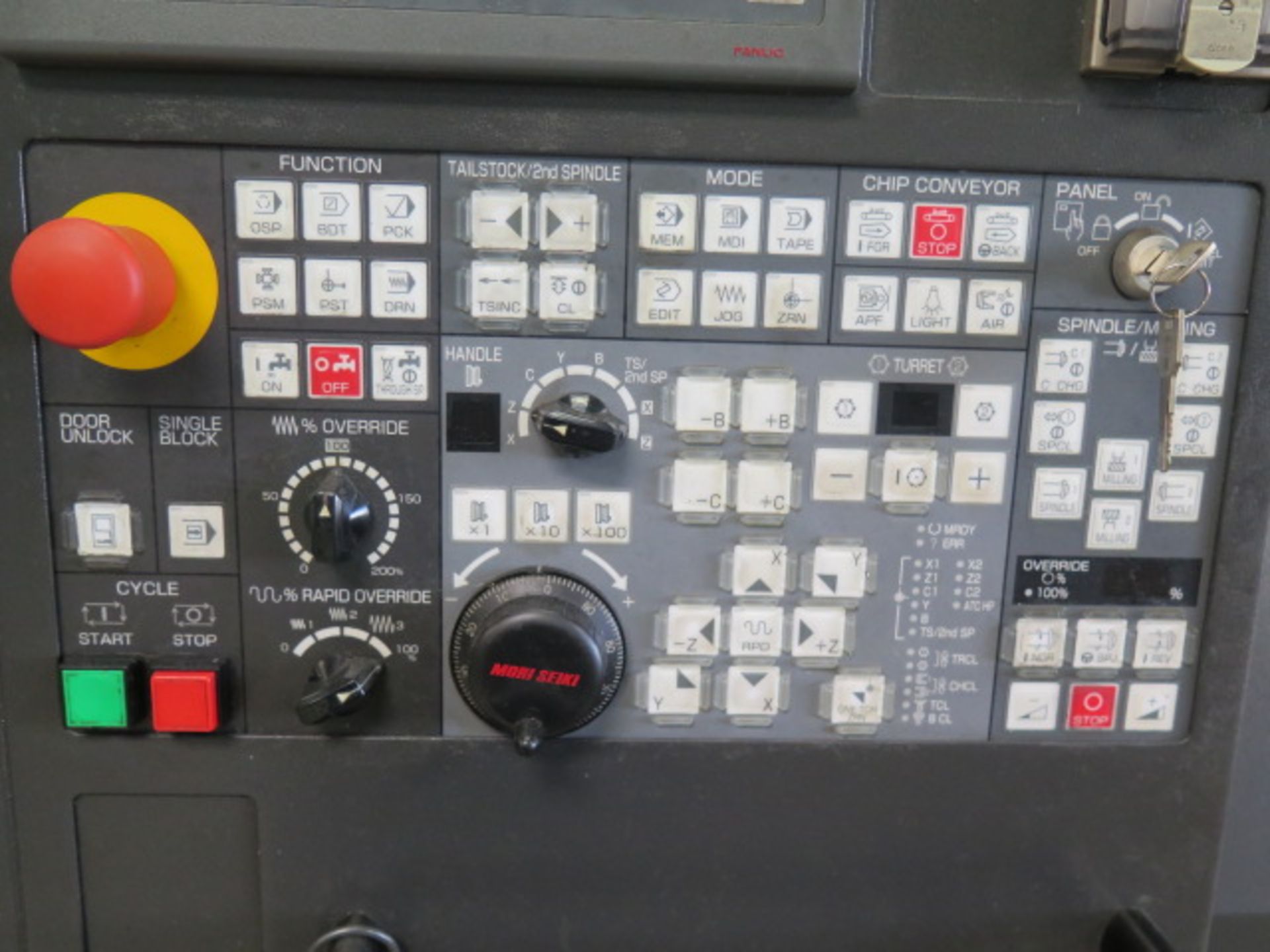 2007 Mori Seiki Dura Turn 2050 CNC Turning Center s/n DT205GG0199 w/ Mori Seiki MSC-504 Controls, - Image 6 of 25