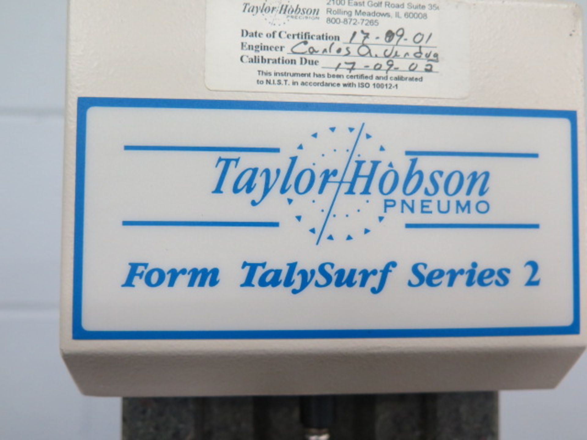 Taylor Hobson "Form TalySurf Series 2" 50mm Inductive Surface Roughness Teater s/n 1079 w/ 20" x 30" - Image 4 of 12