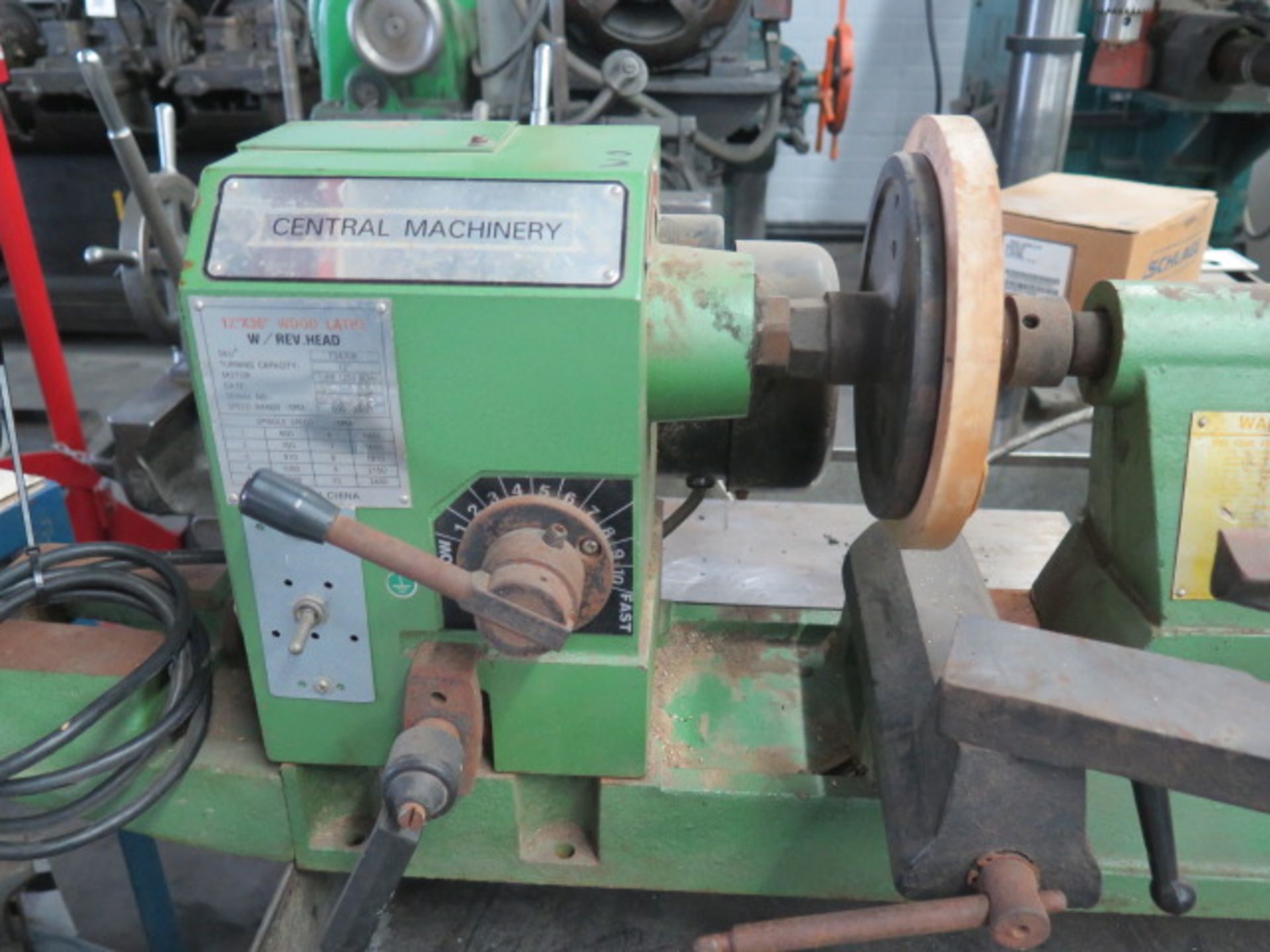 Central Machinery 12" Wood Lathe w/ 600-2400 RPM - Image 2 of 8