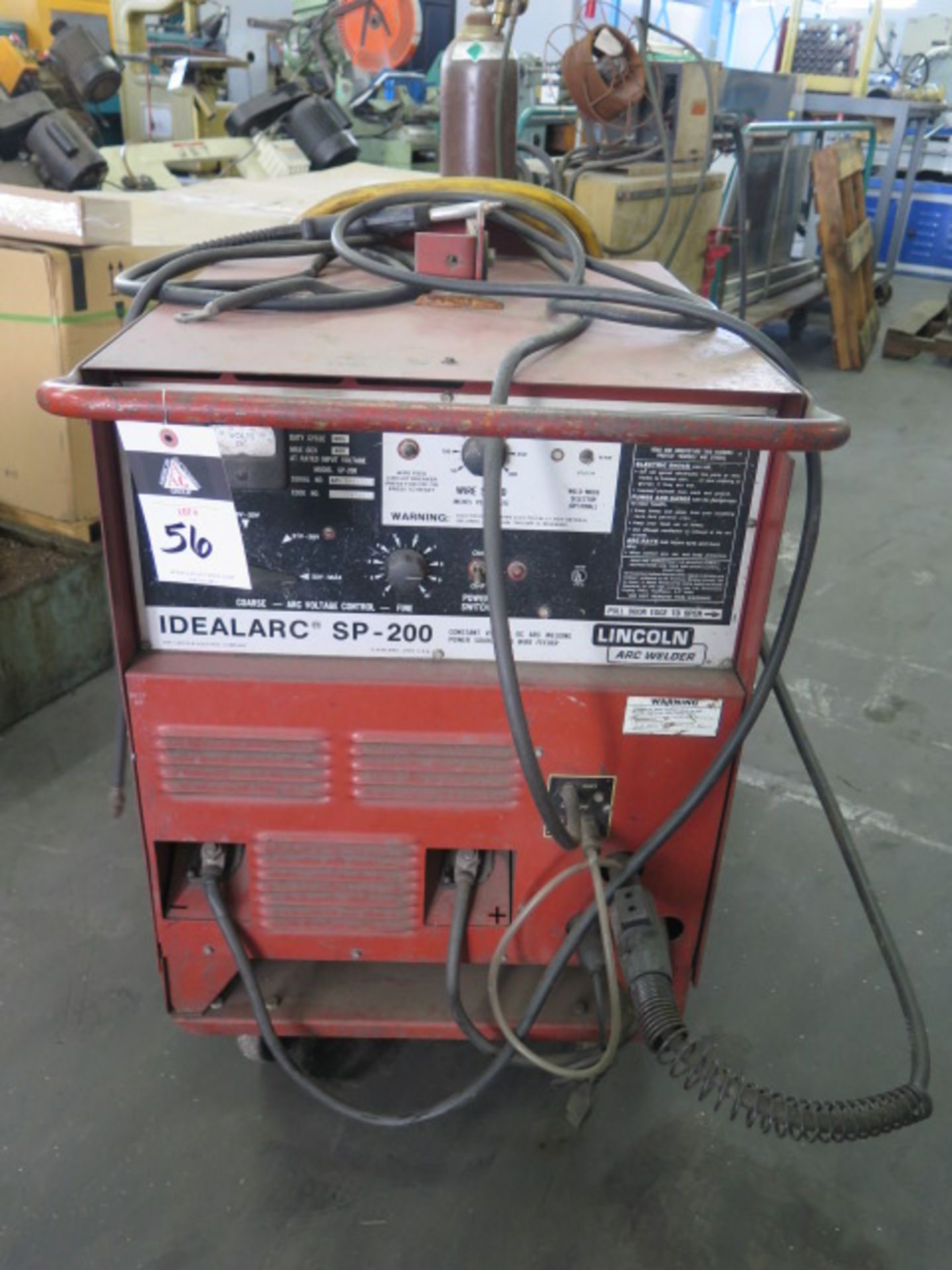 Lincoln Idealarc SP-200 Arc Welding Power Source s/n AC-596479