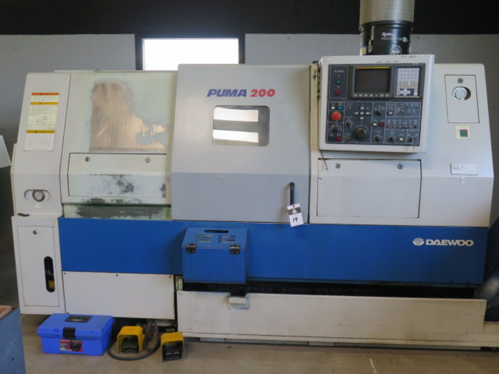 Daewoo Puma 200 CNC Turning Center s/n 201237 w/ Fanuc Series 21-T Controls, Tool Presetter, 12- - Image 2 of 32