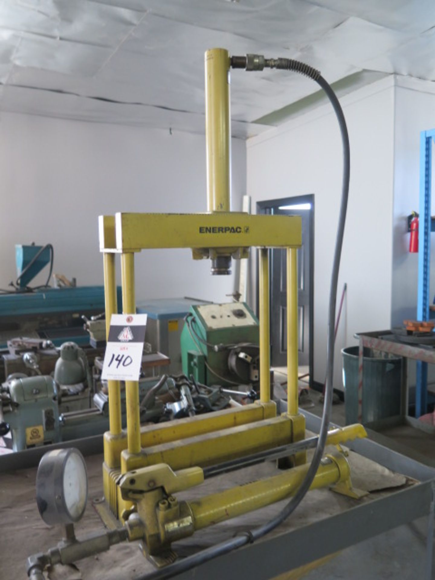 Enerpac 10,000 Lb Cap Bench Model Hydraulic H-Frame Press