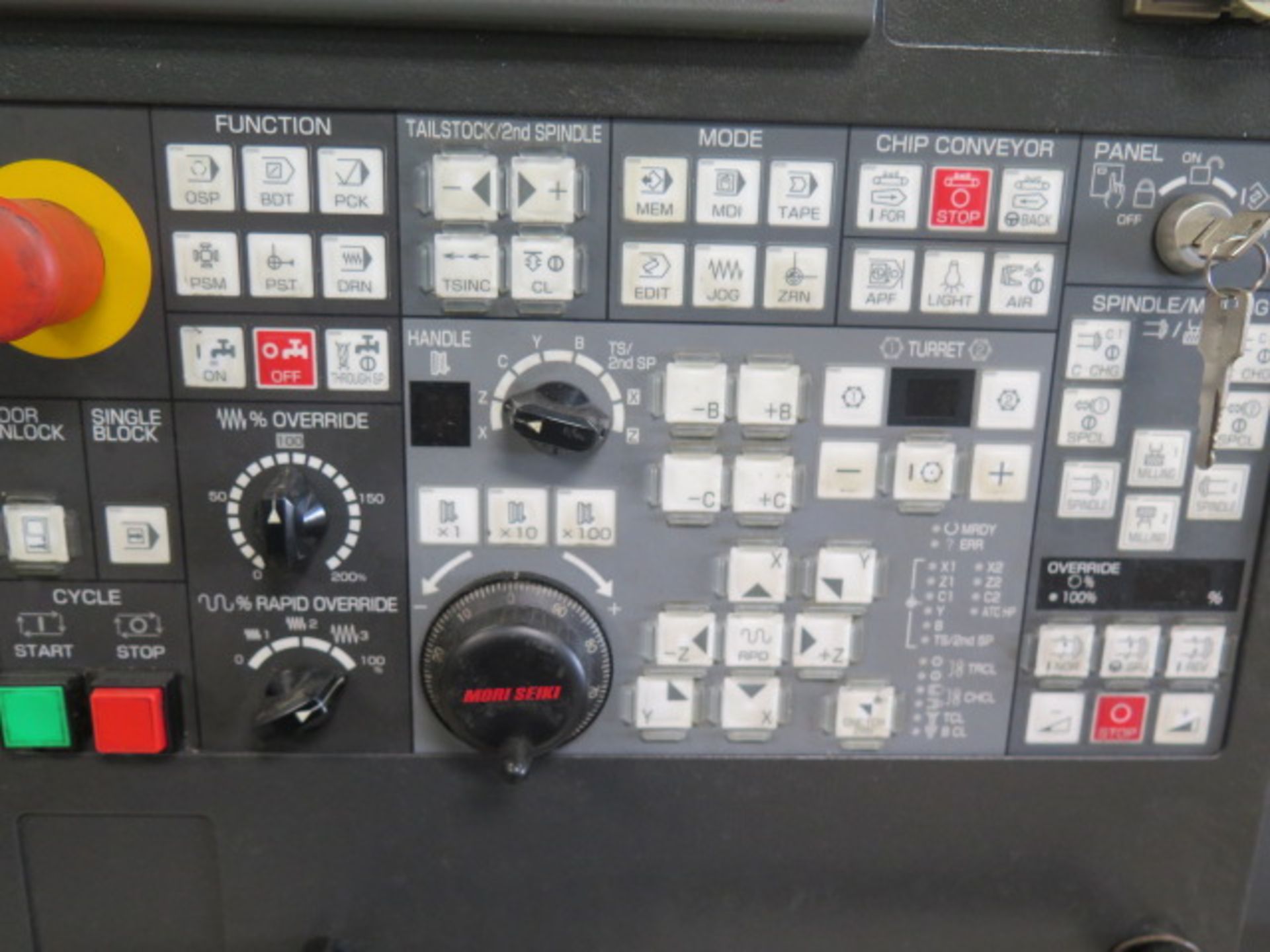 2007 Mori Seiki Dura Turn 2050 CNC Turning Center s/n DT205GG0201 w/ Mori Seiki MSC-504 Controls, - Image 15 of 26