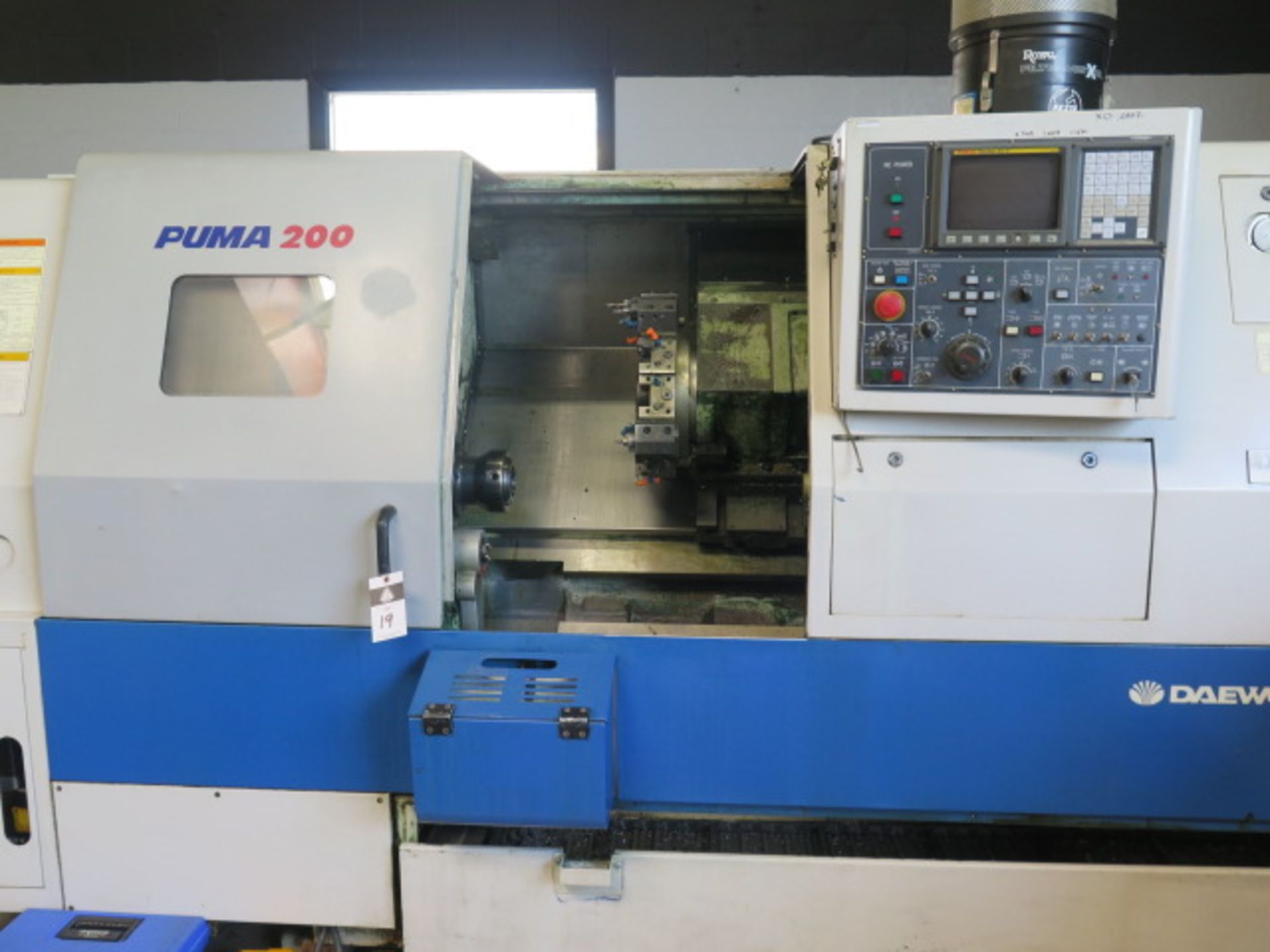 Daewoo Puma 200 CNC Turning Center s/n 201237 w/ Fanuc Series 21-T Controls, Tool Presetter, 12- - Image 5 of 32