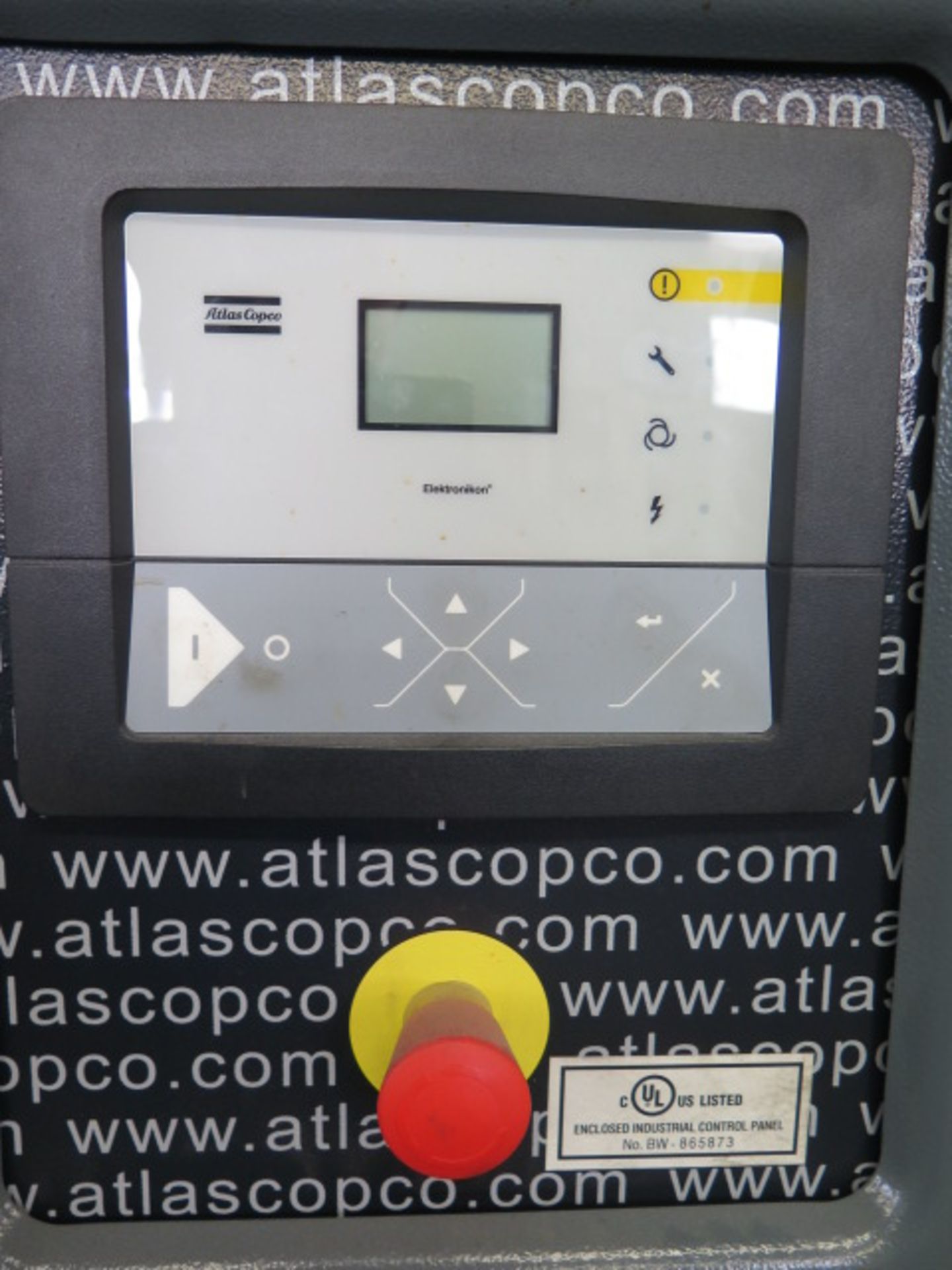 2010 Atlas Copco GA7P 7.5Hp Rotary Air Compressor s/n CAI703140 w/ 80 Gallon Tank, Atlas Copco - Image 7 of 11