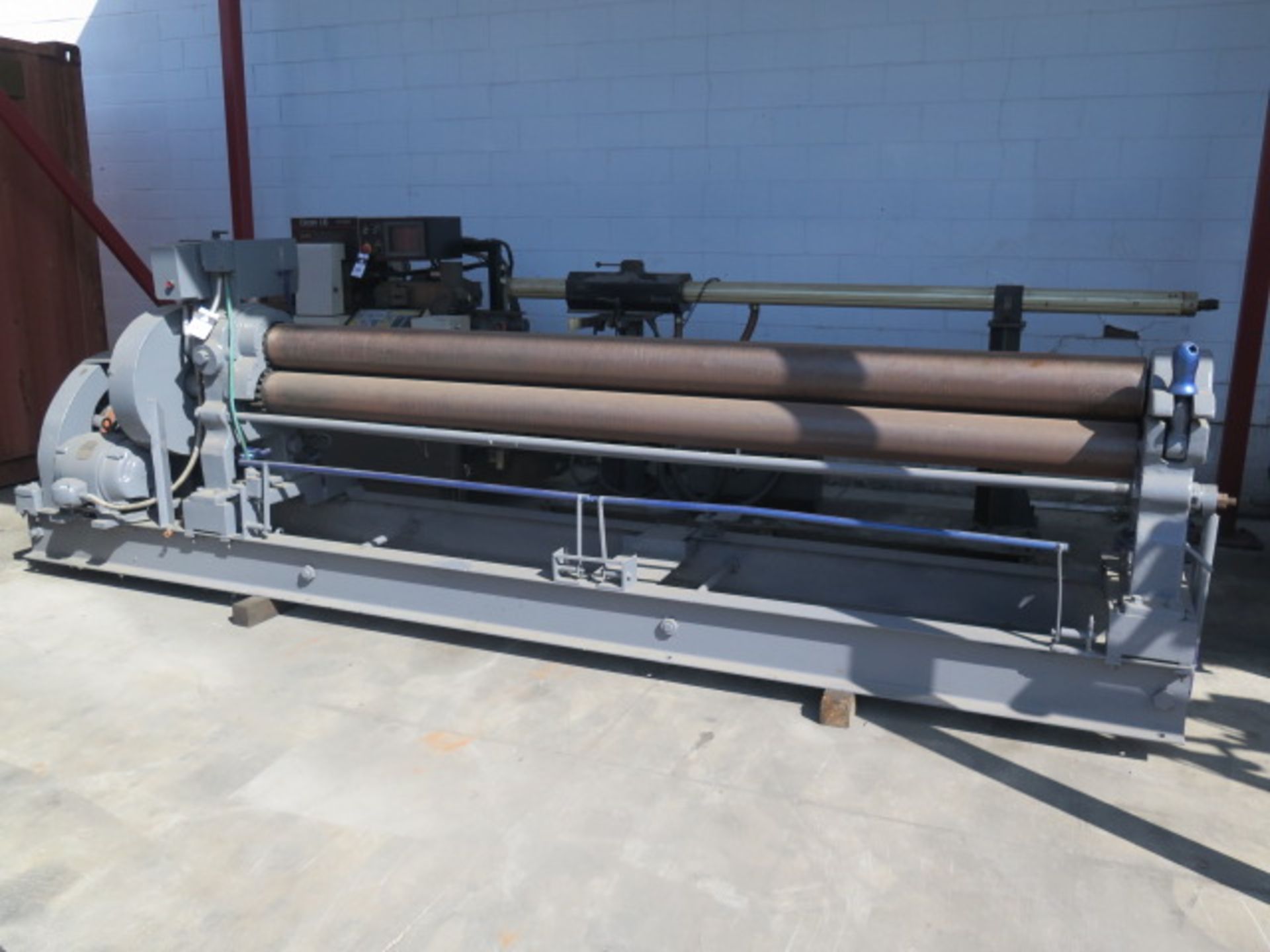 10’ Power Roll w/ 10Hp Motor, 7” Top Roll, 6” Lower Rolls