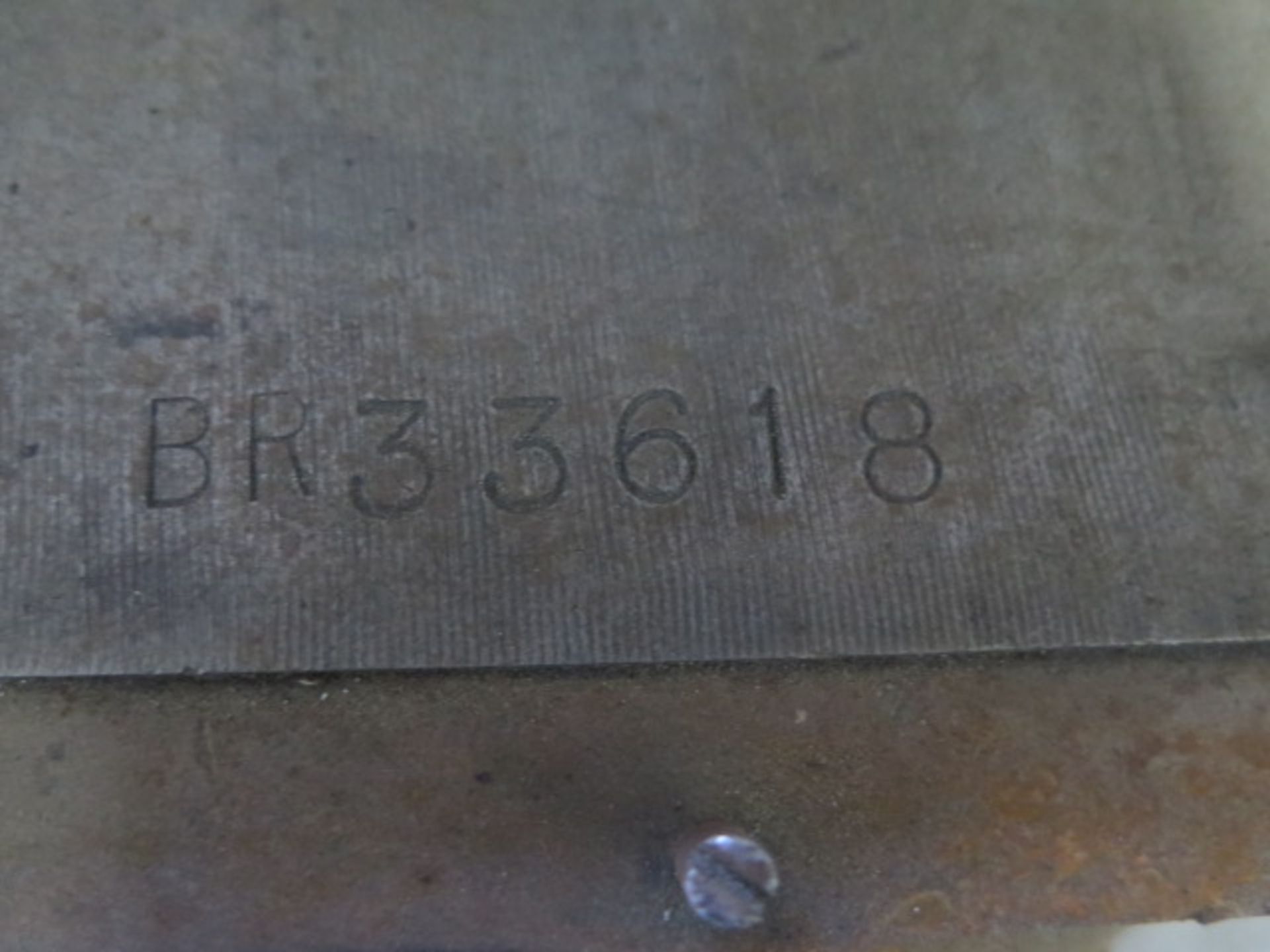 Bridgeport Vertical Mill s/n 33618 w/ 1Hp Motor, 80-2720 RPM, 8-Speeds, 9” x 42” Table, Bridgeport - Image 10 of 10
