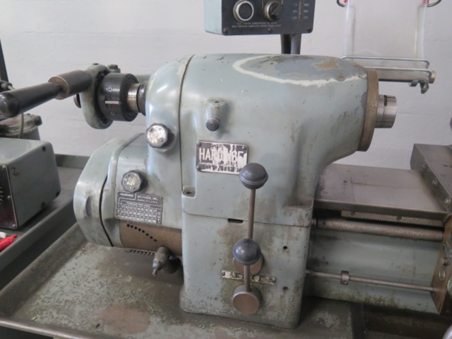 Hardinge HLV-H Wide Bed Tool Room Lathe w/ 125-3000 RPM, Inch Threading, Tailstock, Power Feeds, - Image 5 of 18