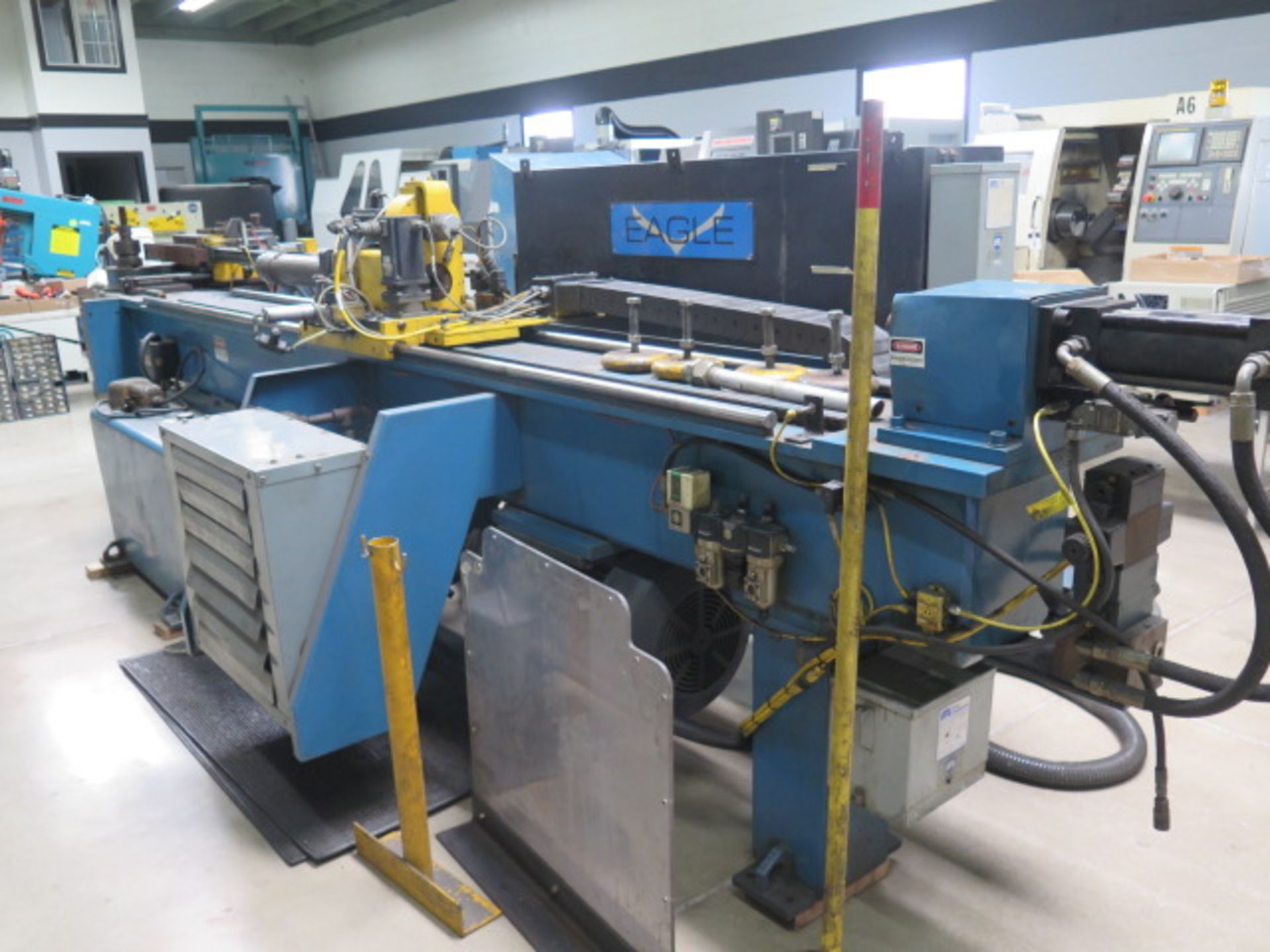 Eagle EPT75 CNC Horizontal Mandrel Hydraulic Tube Bender s/n 96-967 w/ Xycon CNC Controls, 3" OD x - Image 3 of 25