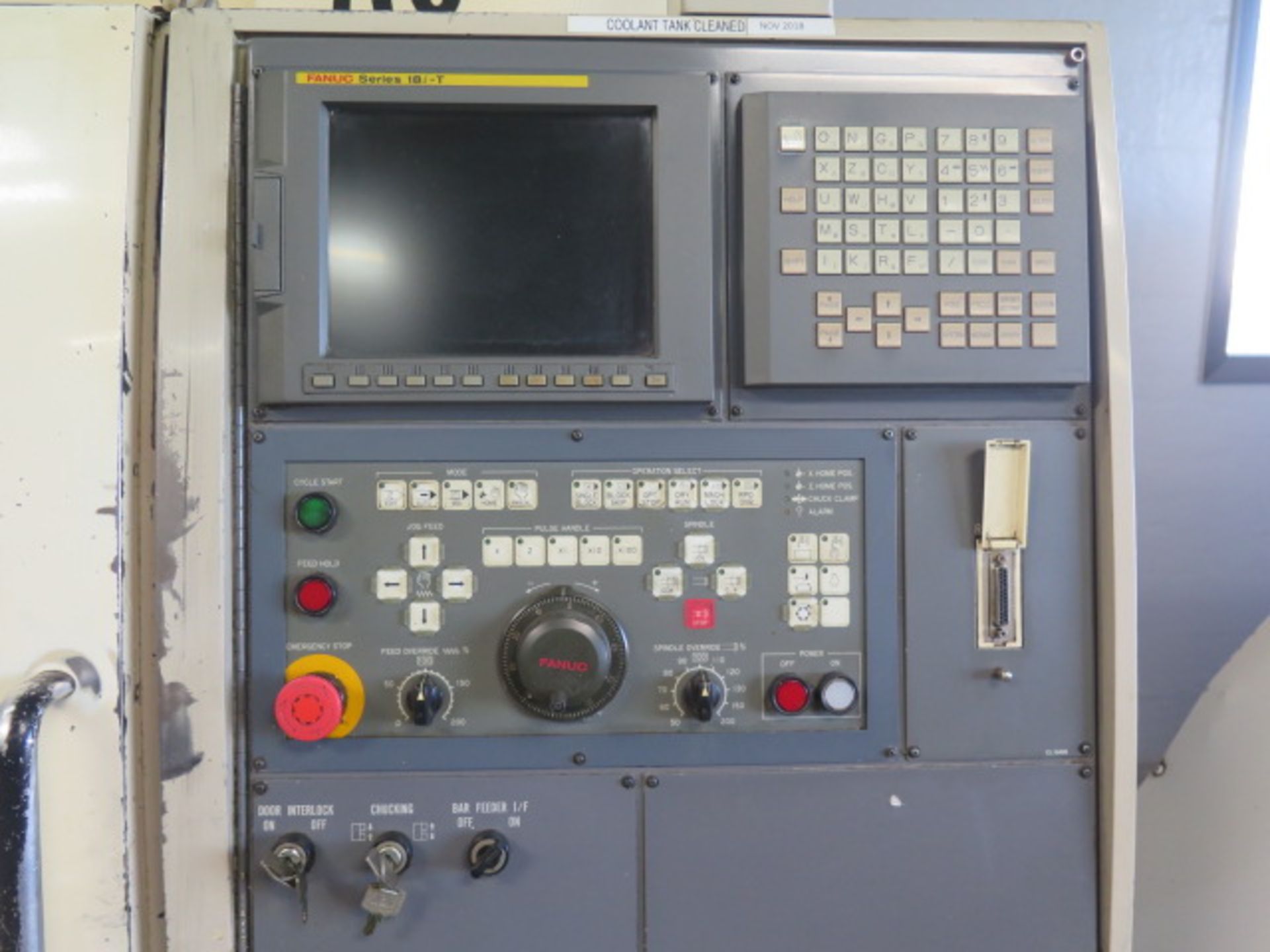 Okuma & Howa HL-20 CNC Turning Center s/n 9035 w/ Fanuc Series 18i-T Controls, 12-Station Turret, - Image 6 of 23