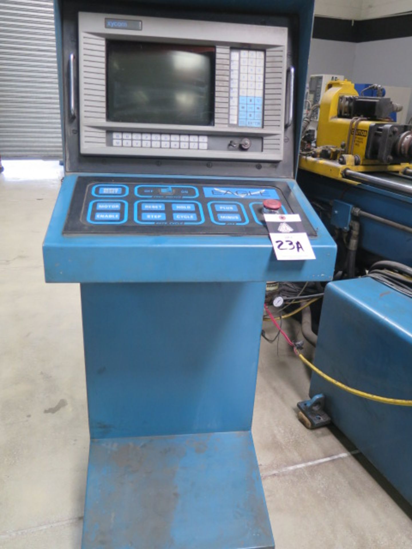 Eagle EPT75 CNC Horizontal Mandrel Hydraulic Tube Bender s/n 96-967 w/ Xycon CNC Controls, 3" OD x - Image 7 of 25