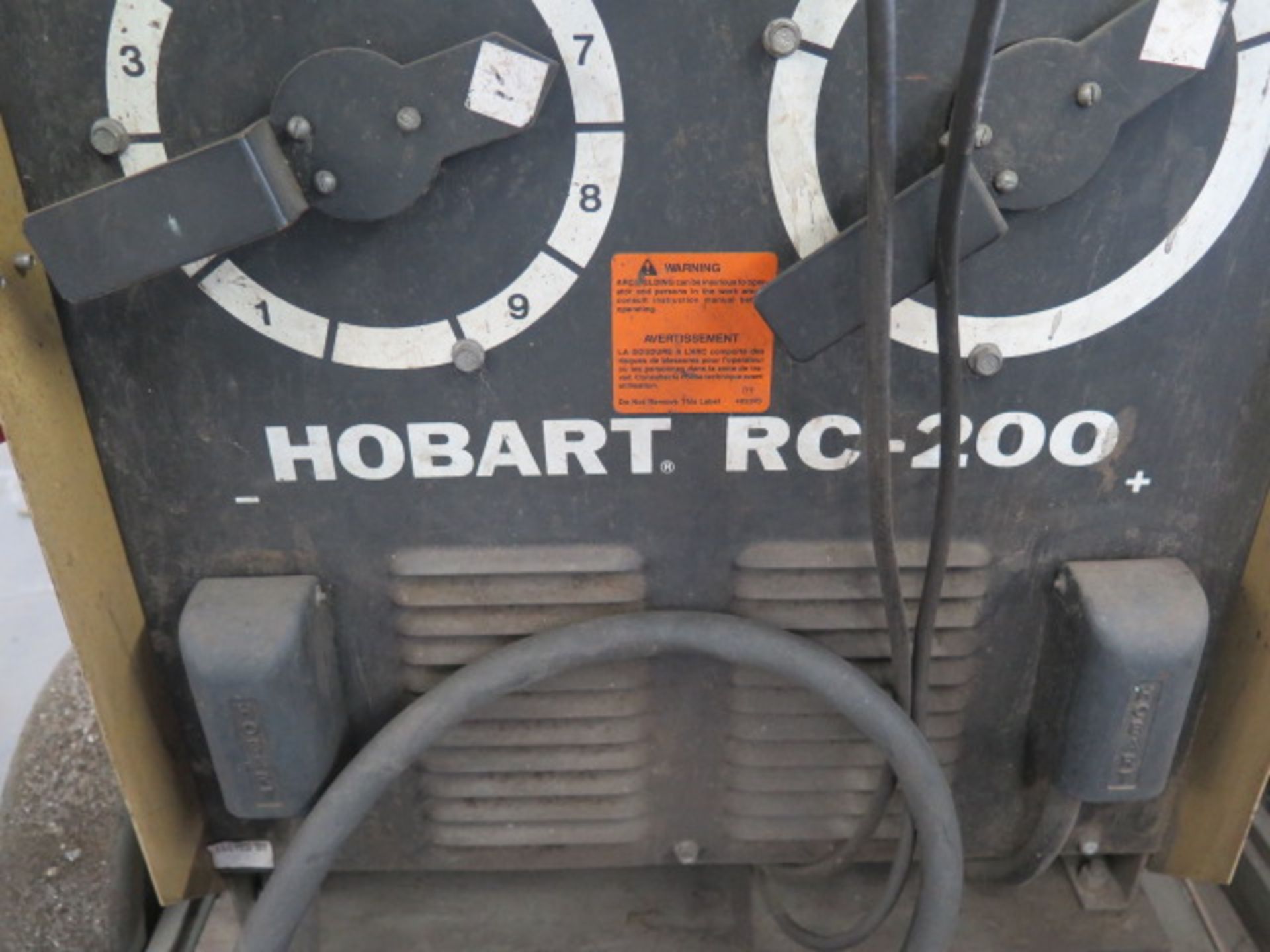 Hobart RC-200 Arc welding Power Source w/ Hobart-17 Wire Feeder - Image 4 of 10
