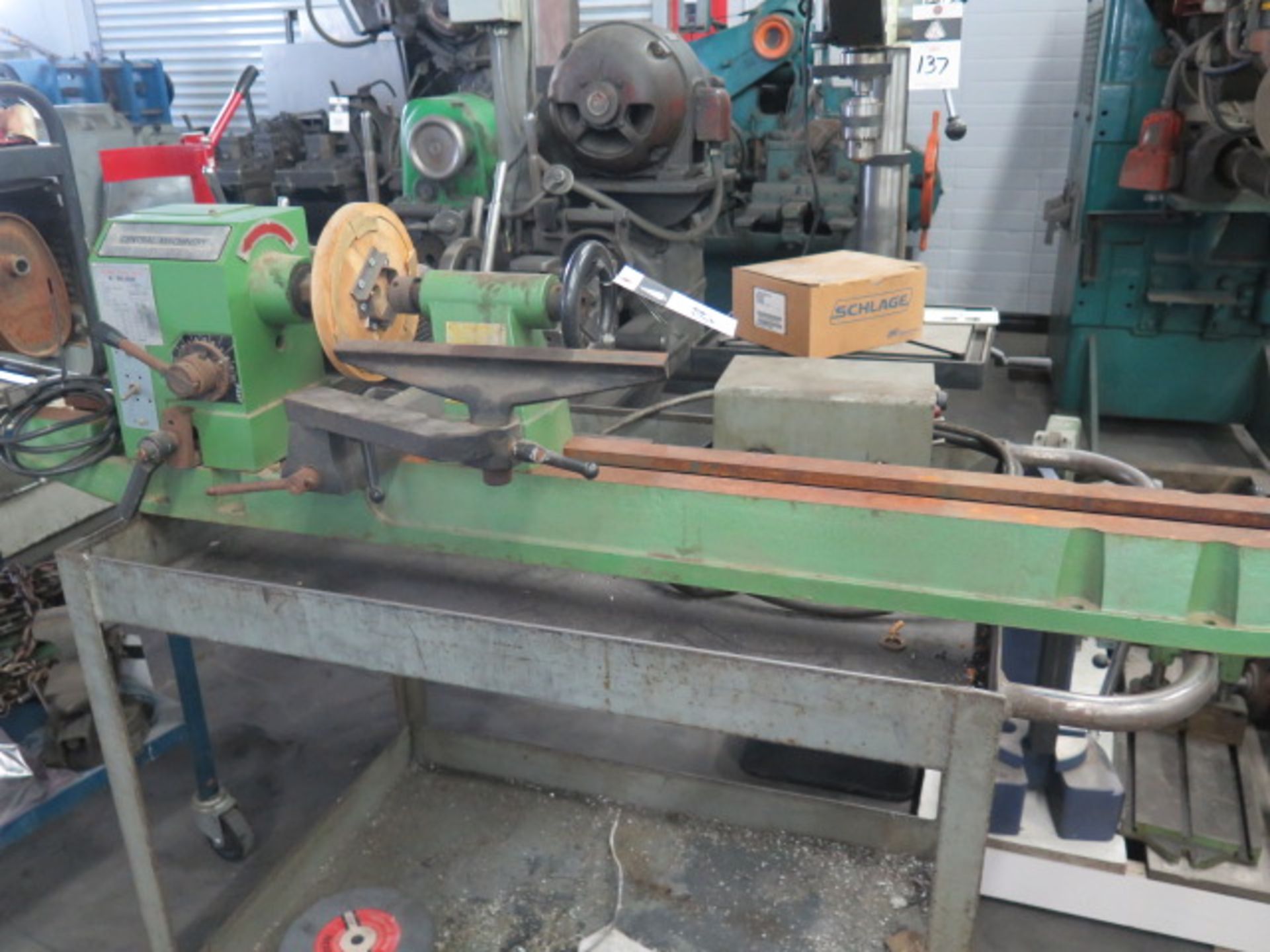 Central Machinery 12" Wood Lathe w/ 600-2400 RPM