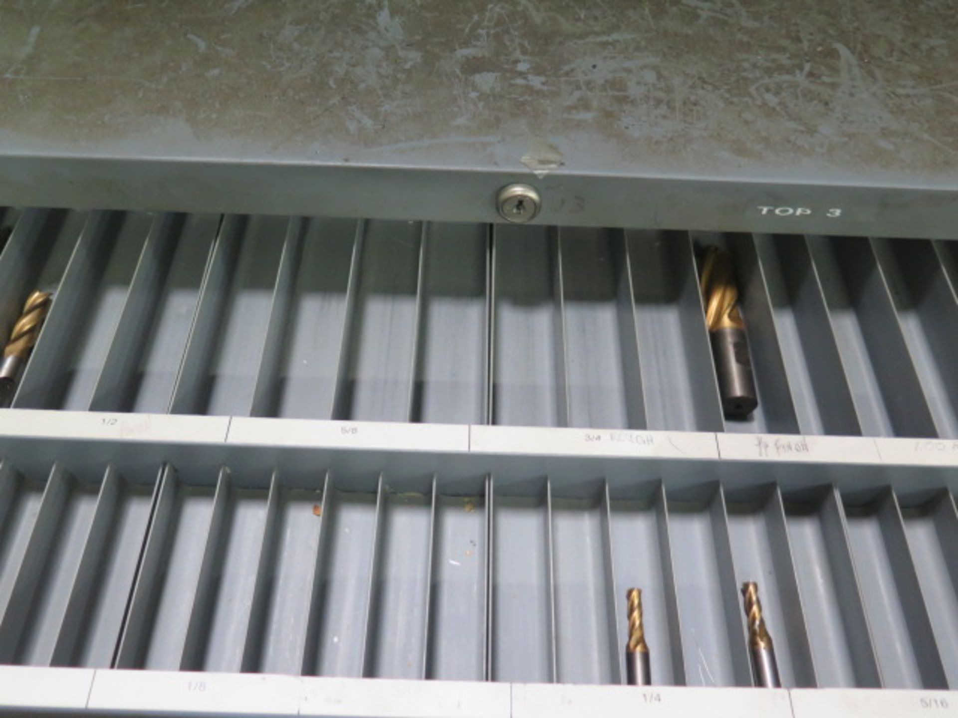 Huot Endmill Cabinets (2) w/ Endmills - Image 6 of 7