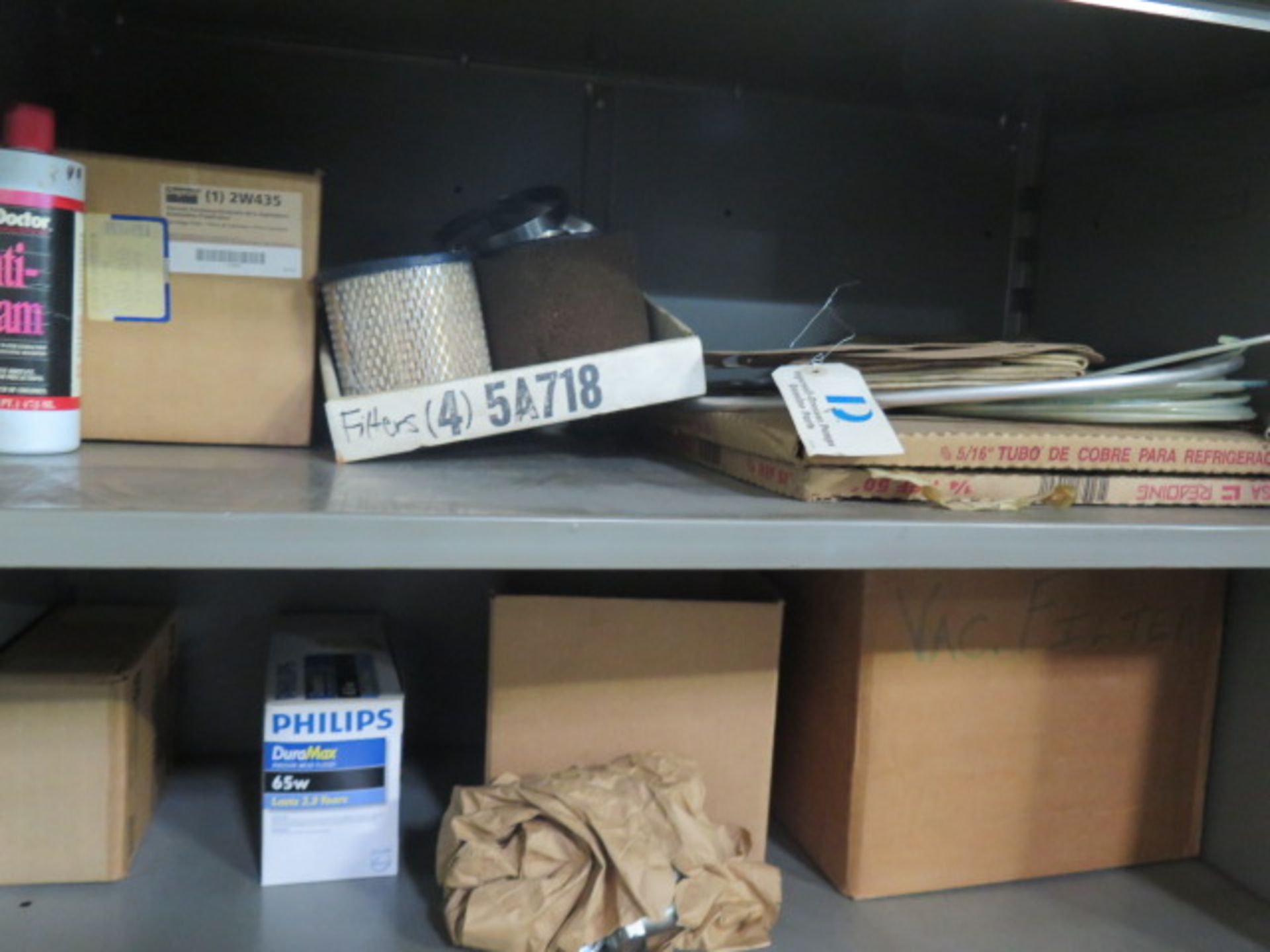 Storage Cabinets (4) w/ Misc Machine Parts - Image 4 of 7