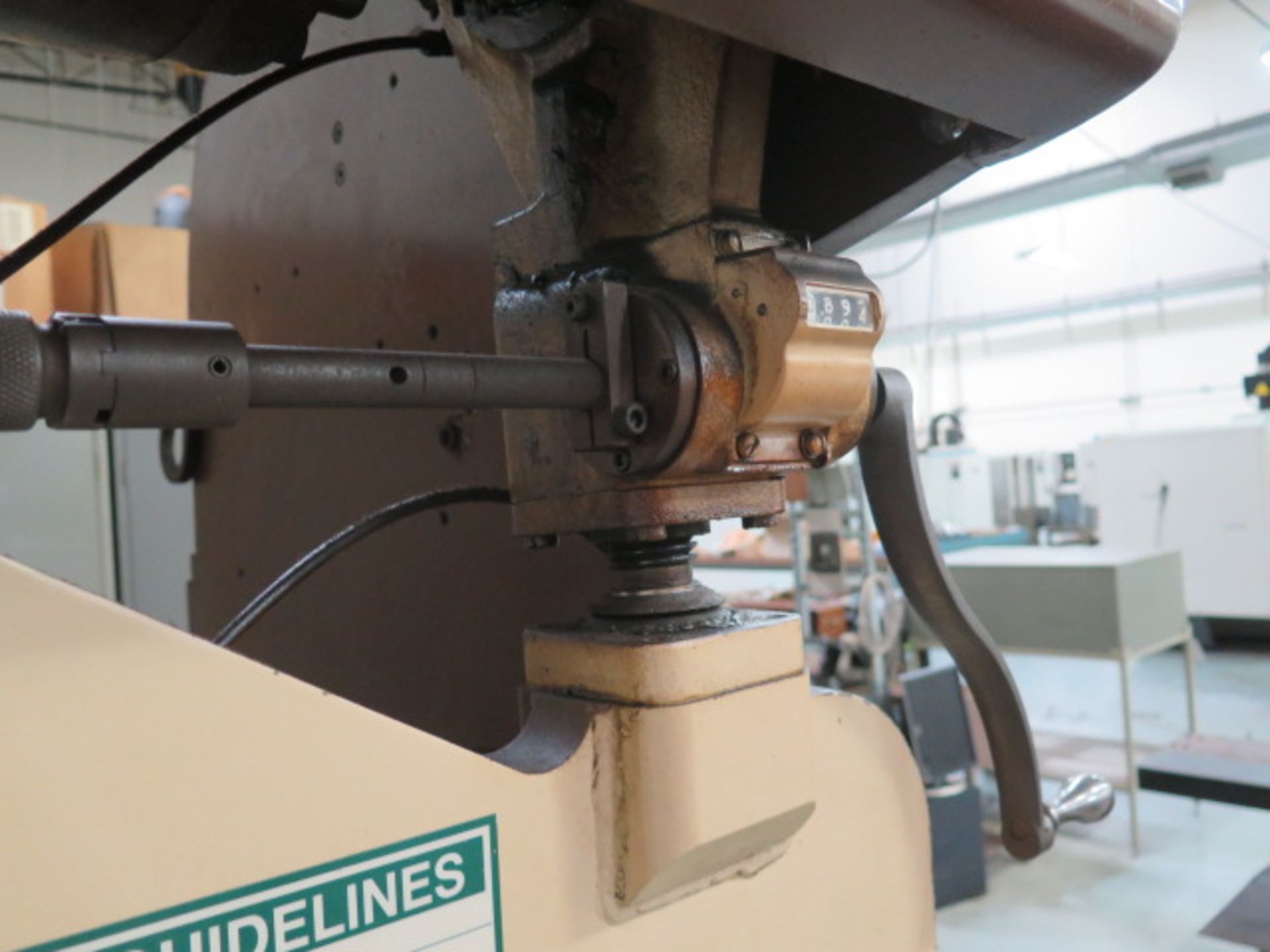 DiAcro 4-7272” Press Brake w/ Dial Back Gage, 72” Length, This Item is Sold AS IS and NO Warranty. - Image 9 of 10