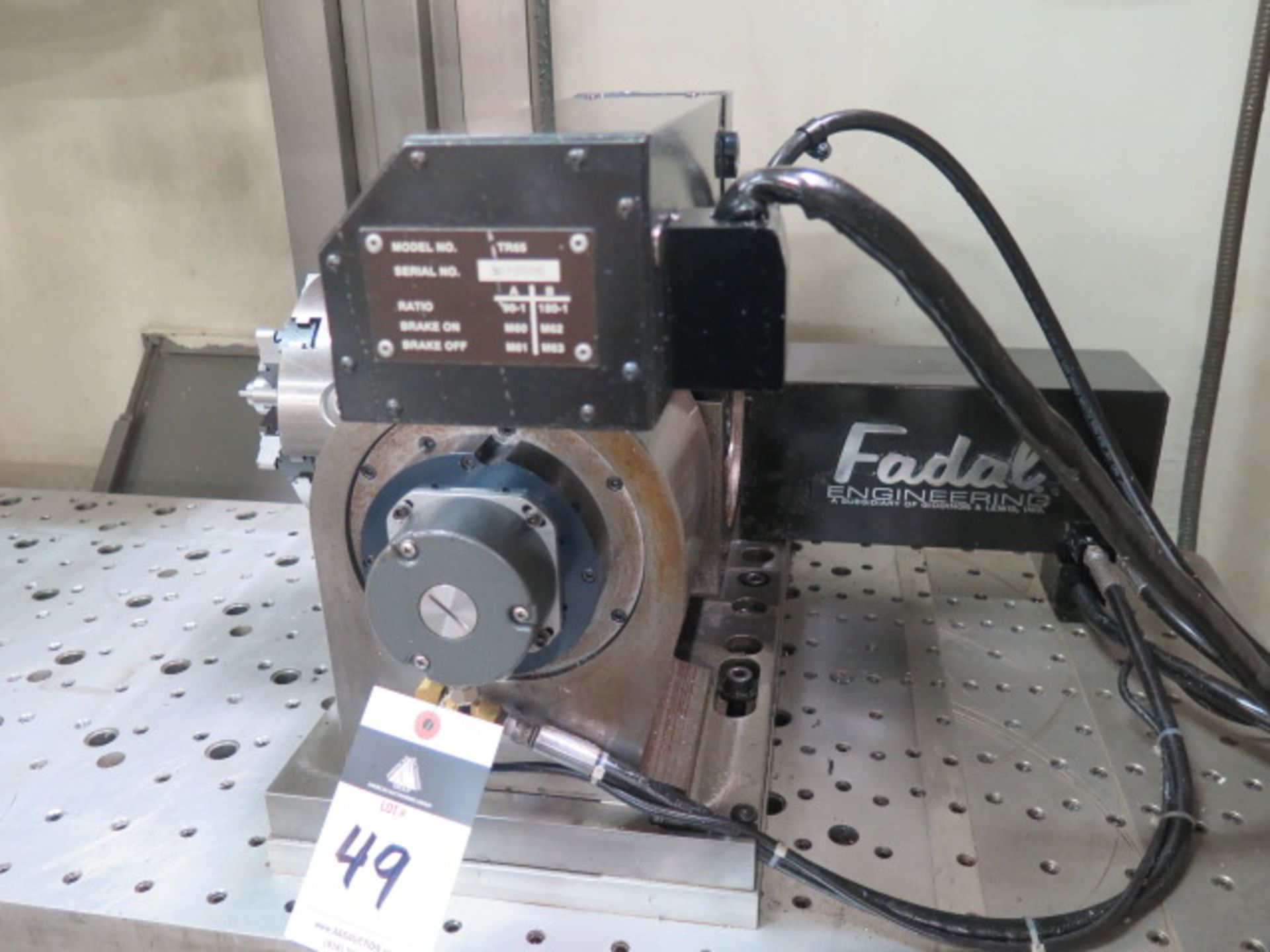 Fadal TR-65 4th-5th Axis Trunnion, w/ 8” 6-Jaw Chuck. This Item is Sold AS IS with NO Warranty. - Image 2 of 6