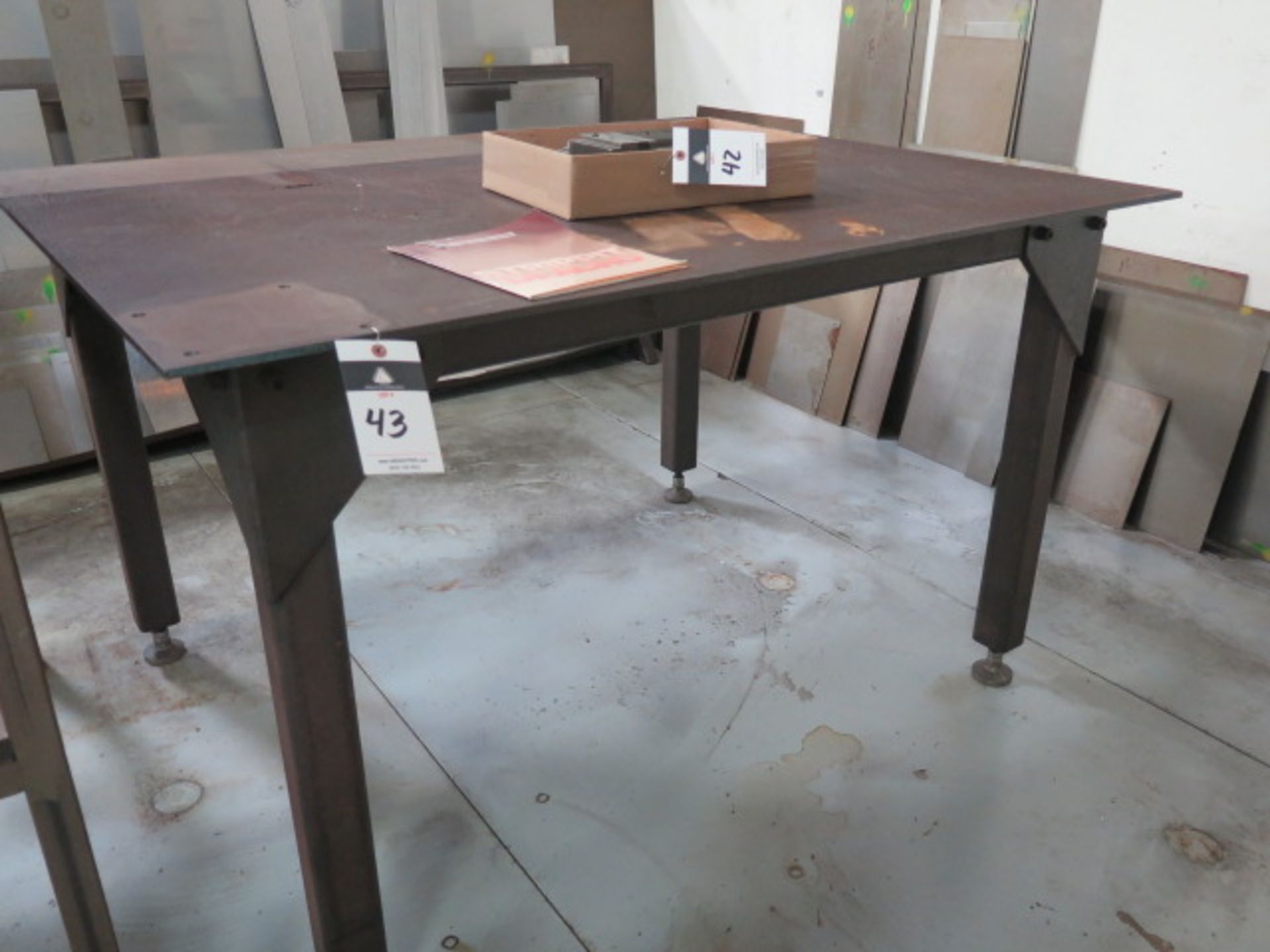 48" x 60" Steel Table