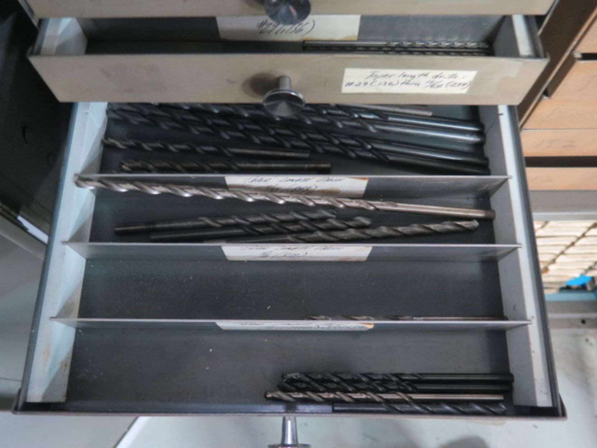 Storage and Parts Cabinets w/ Endmills, Radius Cutters, Key-Slot Cutters, Slitting Saws, Center - Image 3 of 9
