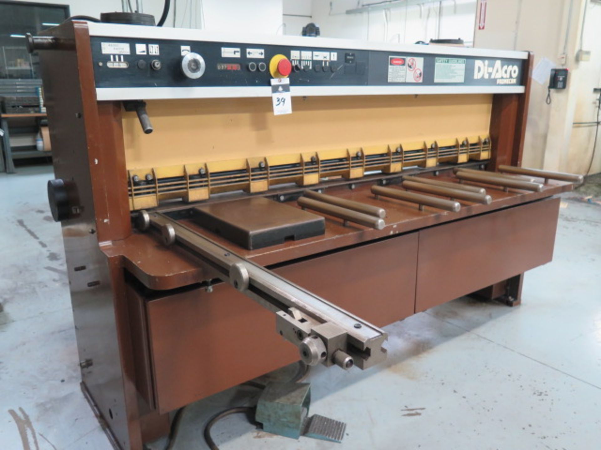 DiAcro Promecam GTH420 78” Shear s/n 328 w/ Dial Back Gauge, 47” Sq Arm. This Item is Sold AS IS. - Image 3 of 10