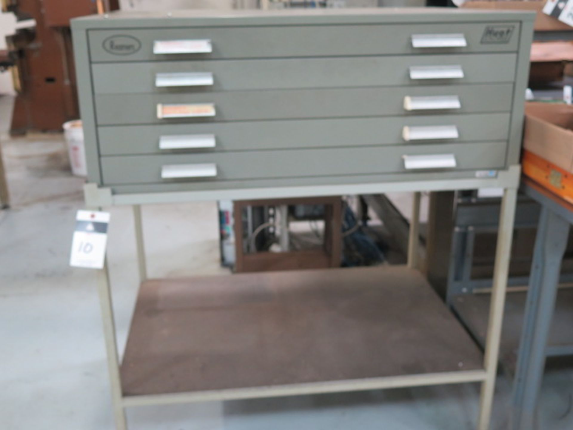 Huot Reamer Cabinet w/ Reamers and Stand