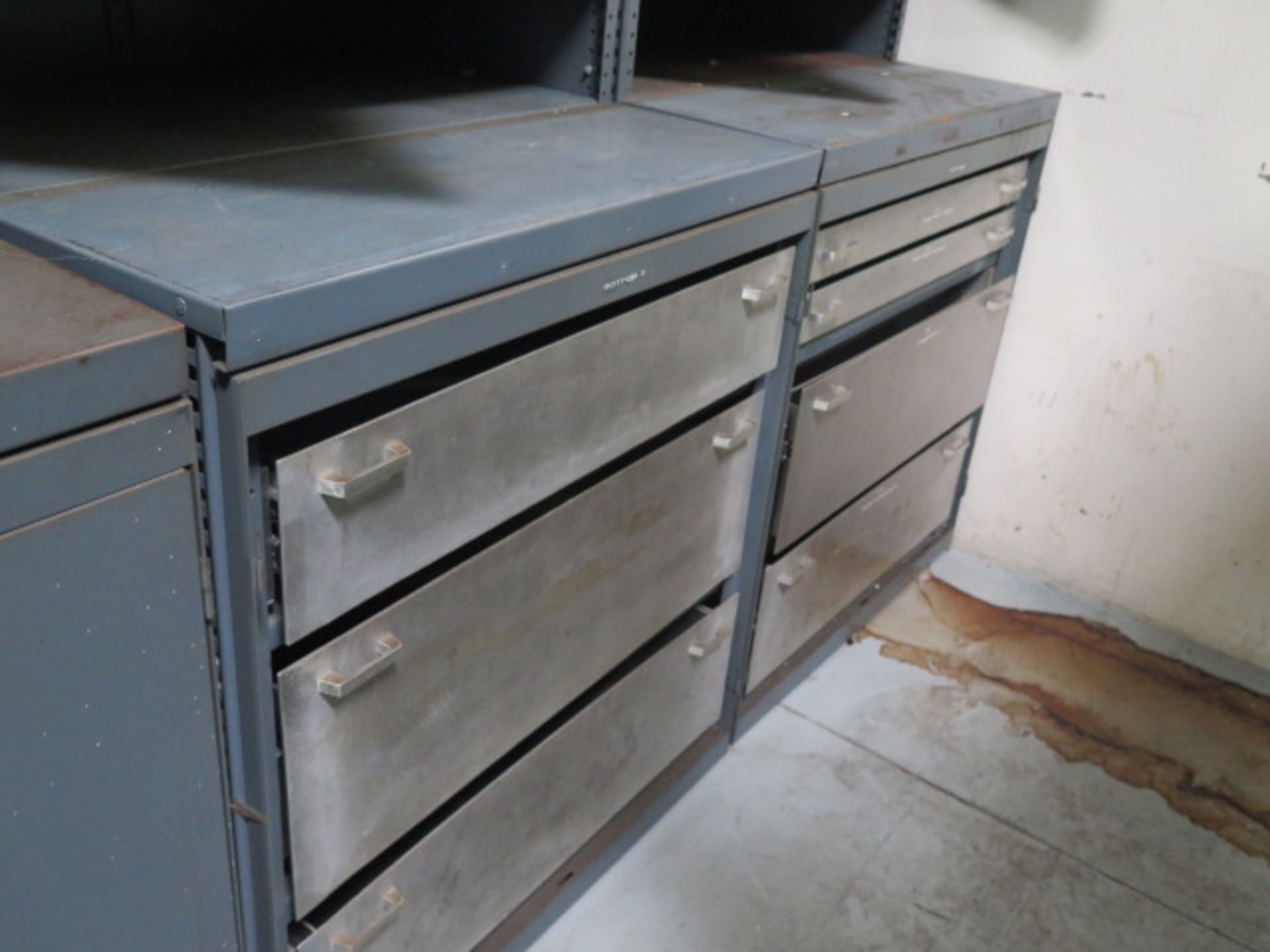 Storage Cabinets (4) w/ Shim Stock, Electrical and Machine Parts - Image 5 of 5