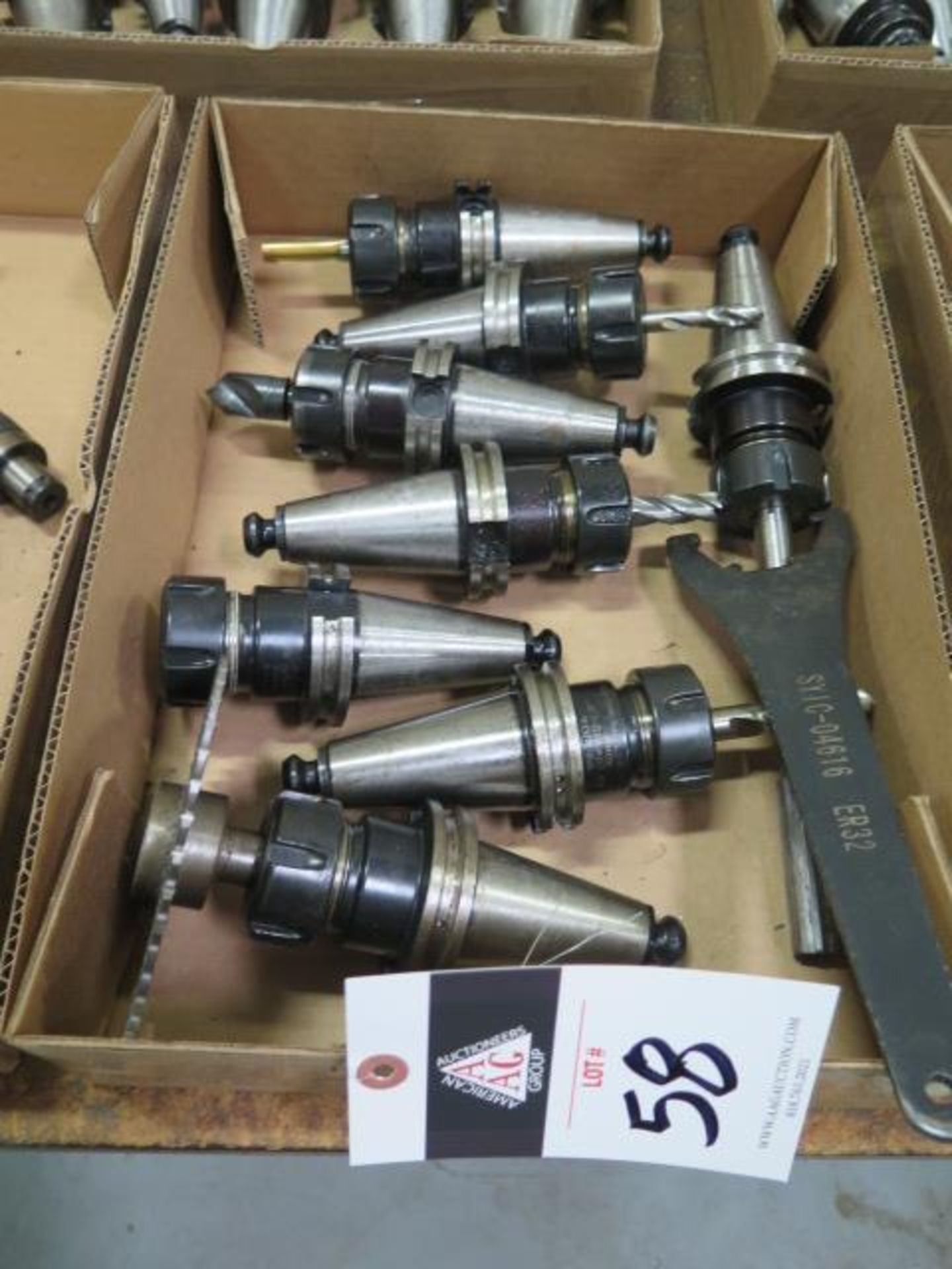 CAT-40 Taper Collet Chucks (8)