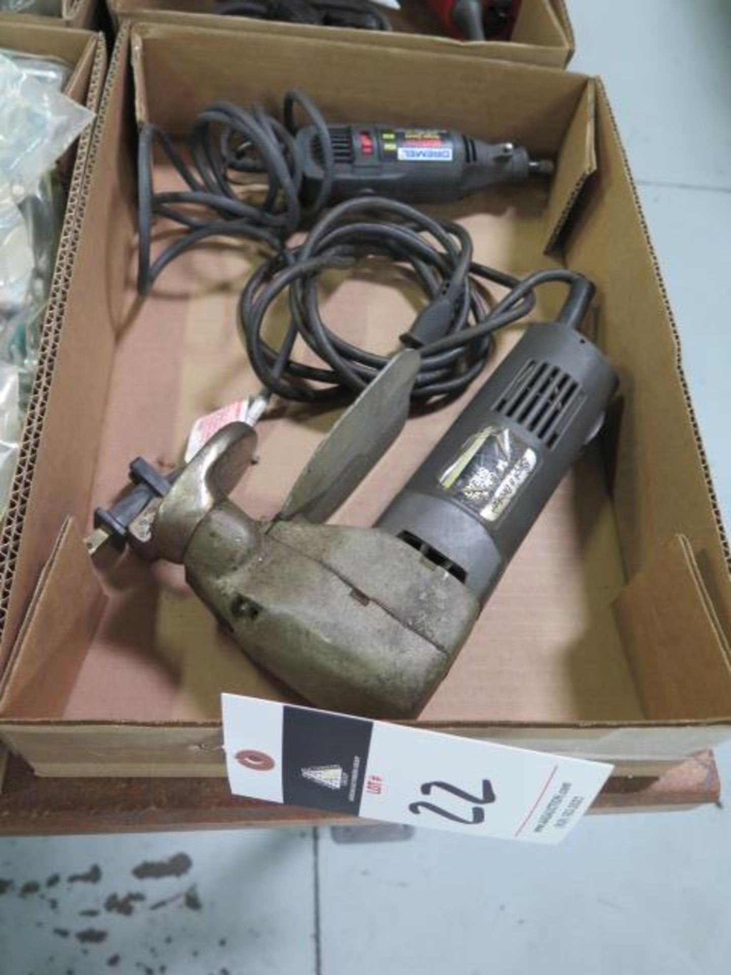 Electric Shear and Dremel Tool