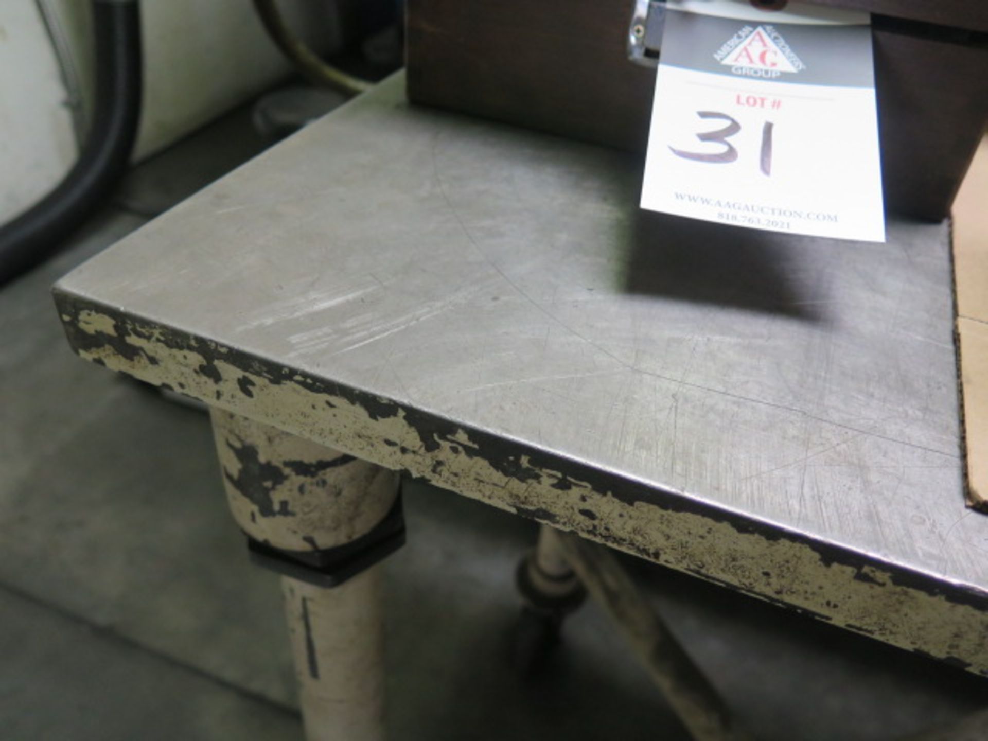 24" x 28 1/2" Rolling Die Table - Image 2 of 3