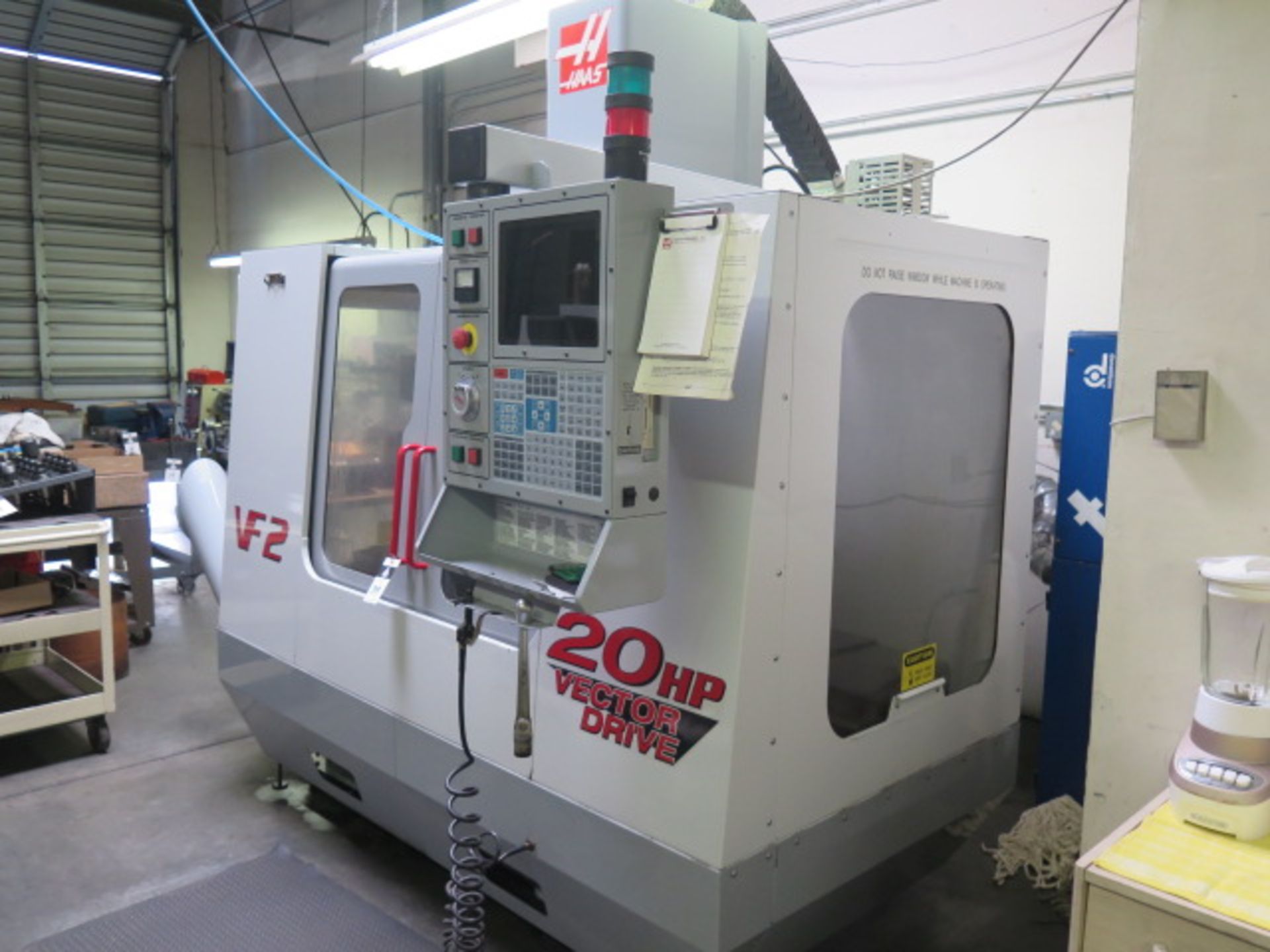 2000 Haas VF-2 4-Axis CNC Vertical Machining Center s/n 23100 w/ Haas Controls, 20-Station ATC, - Image 2 of 15