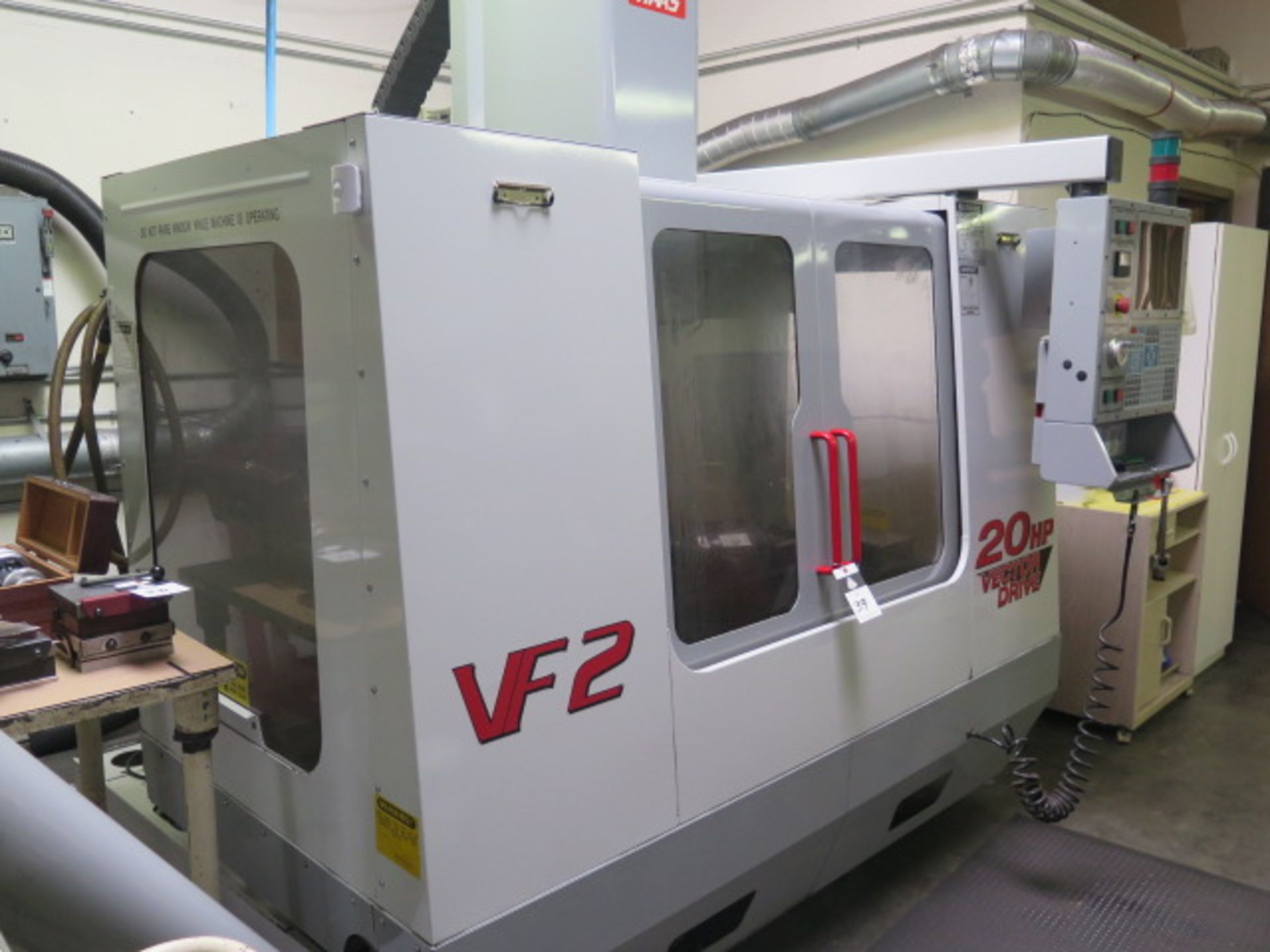 2000 Haas VF-2 4-Axis CNC Vertical Machining Center s/n 23100 w/ Haas Controls, 20-Station ATC, - Image 3 of 15