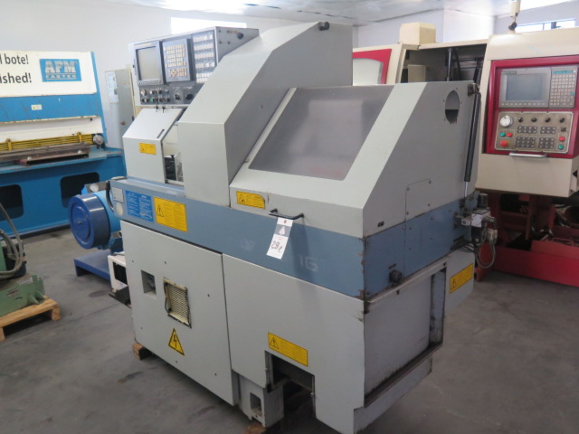 Star SA-16R Twin Spindle CNC Screw Machine s/n 0065(002) w/ Fanuc Series 18i-T Controls Sold AS IS - Image 2 of 14