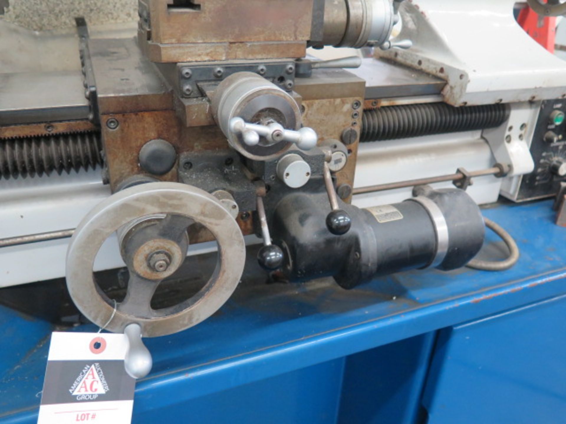 1998 Ganesh HCL-618SP Tool Room Lathe s/n 7510 w/ DRO, 135-2955 Adjustable RPM, Inch/mm, Sold AS IS - Image 12 of 23
