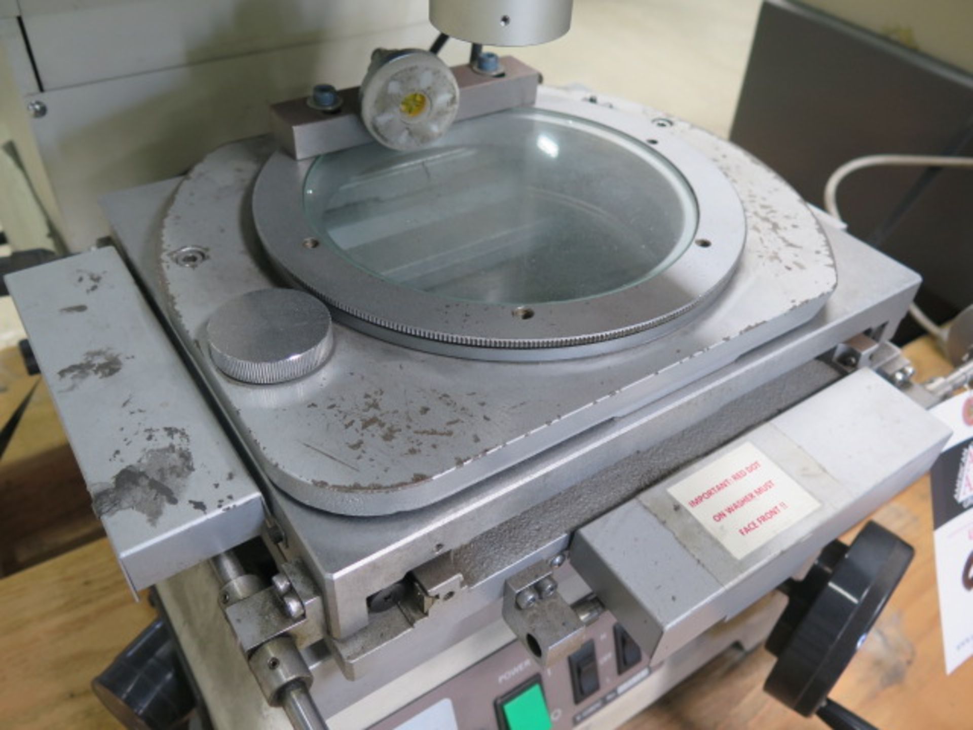 Nikon V-12B 12” Optical Comparator w/ Dig X”,“Y” and Angular Readouts, Sold As IS - Image 6 of 8