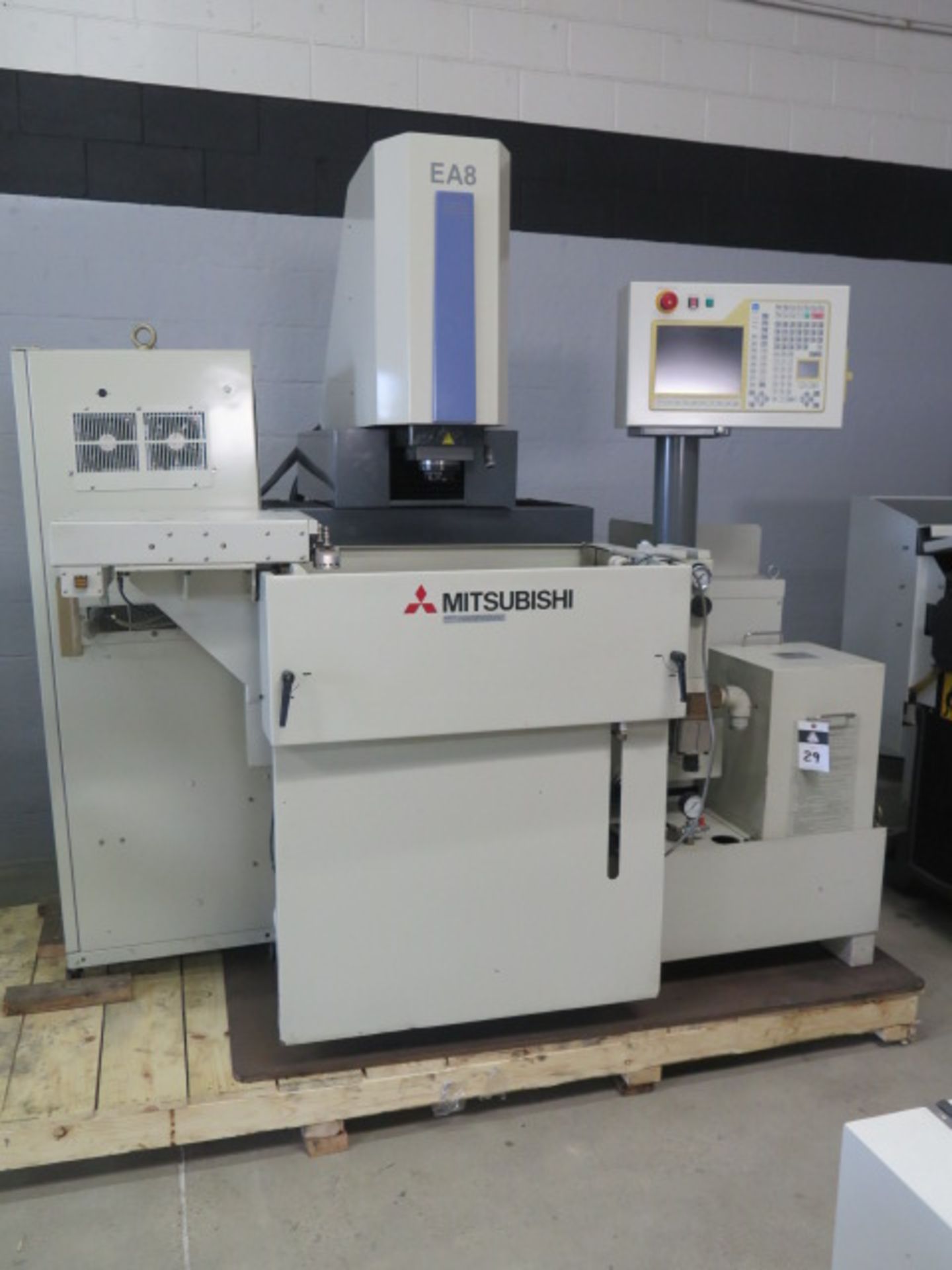 2006 Mitsubishi EA8 CNC Die Sinker EDM Machine w/ Mitsubishi C21EA-2 Controls, FP60EA. Sold AS IS