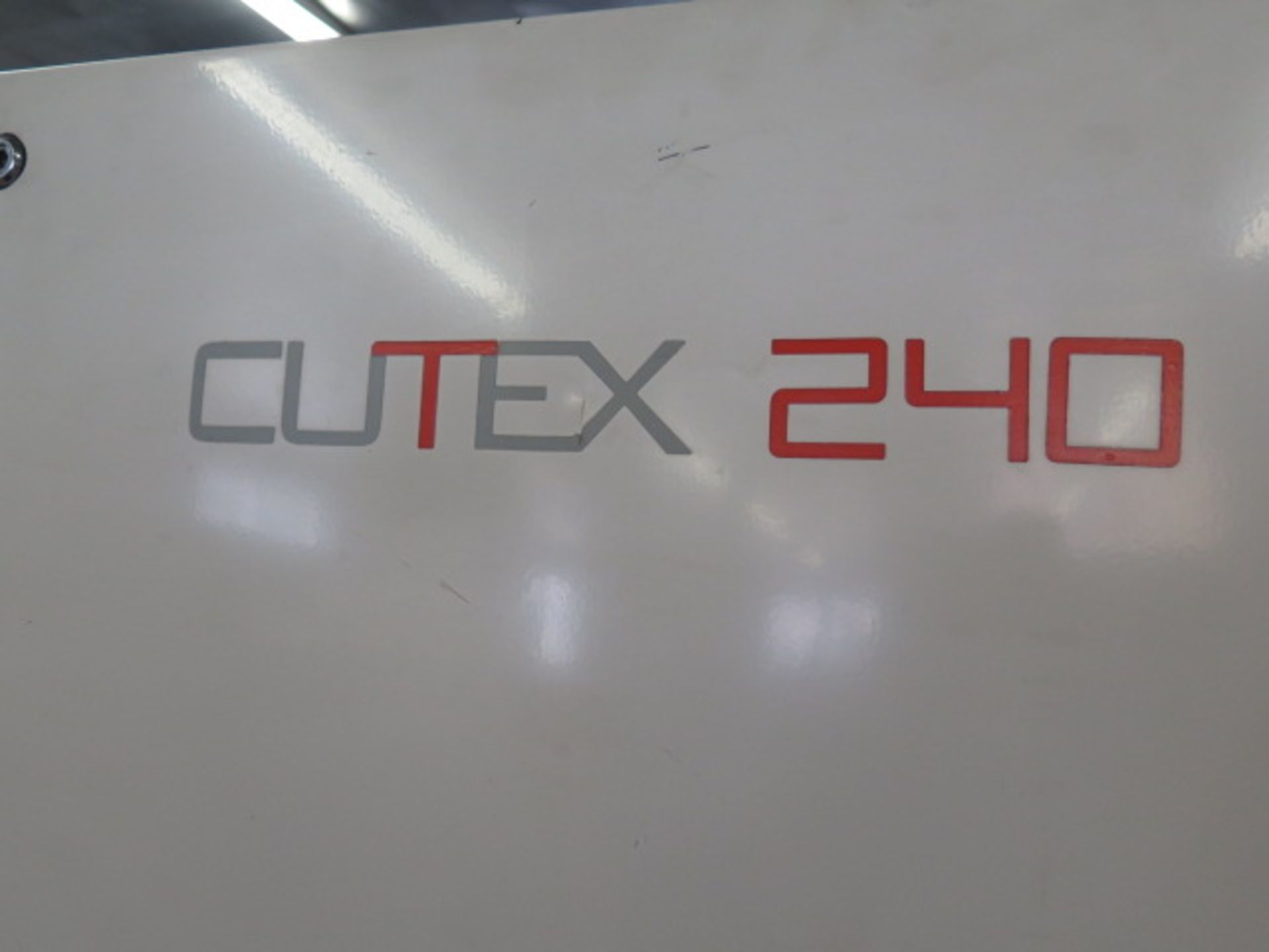 2006 WhaCheon Cutex 240 Twin Spindle CNC Turning Center s/n M027354A7LD w/ Fanuc 0i-TC Sold AS IS - Image 4 of 16