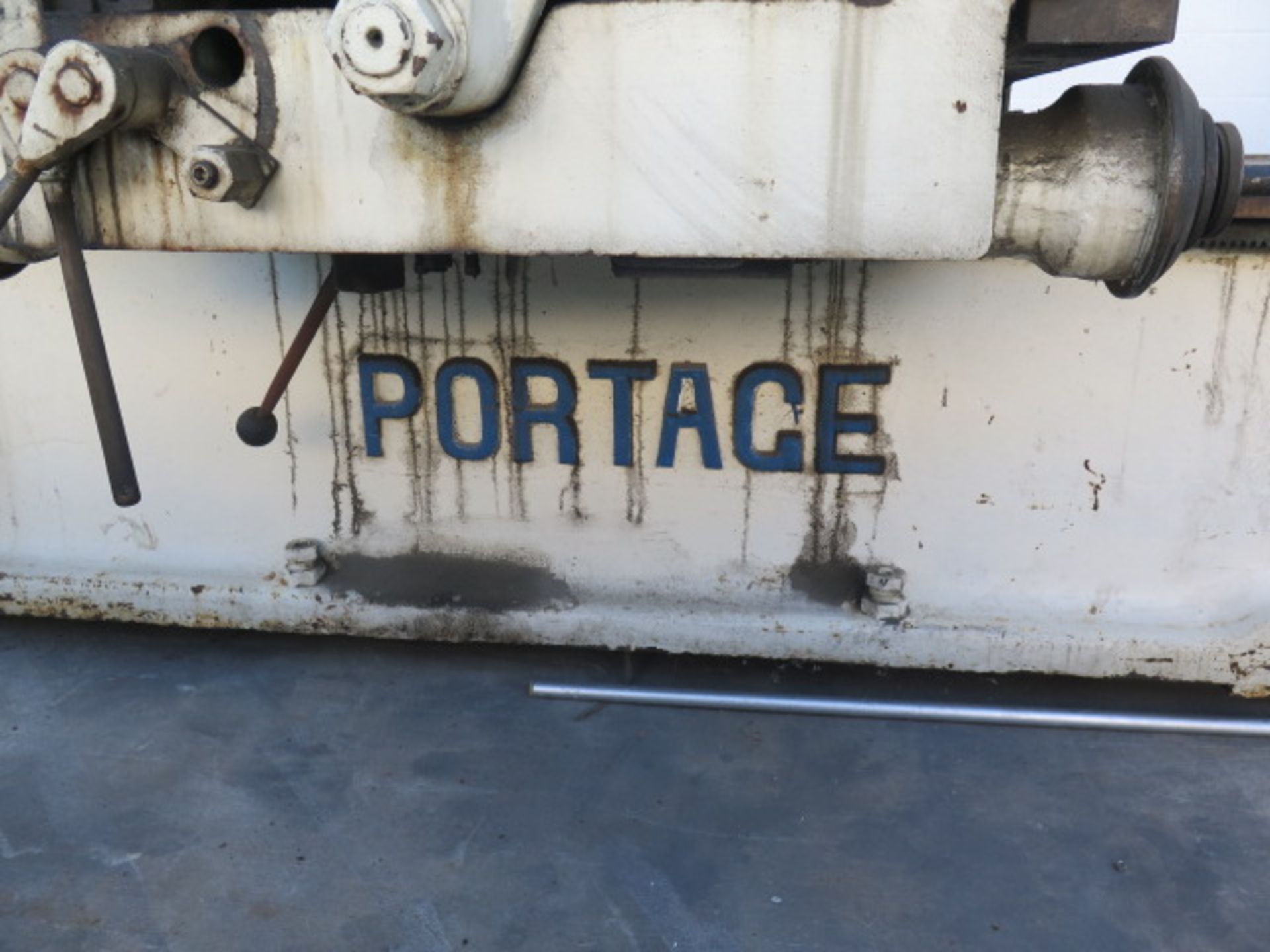 Portage Machine Co. Horizontal Boring Mill w/ 17-611 Geared RPM, Power Feeds, 4''. SOLD AS IS - Image 4 of 12