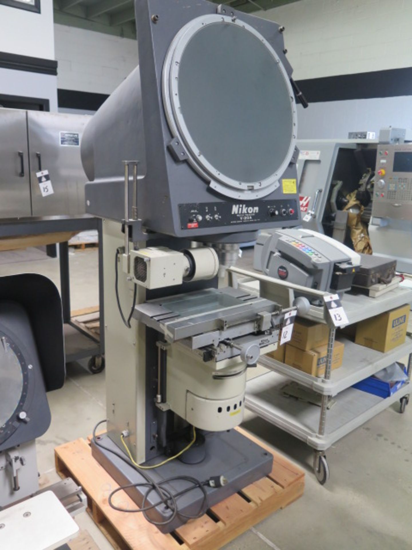 Nikon V-20A 20” Floor Model Optical Comparator w/ 5X, 10X and 50X Objectives, Sold AS IS - Image 2 of 9