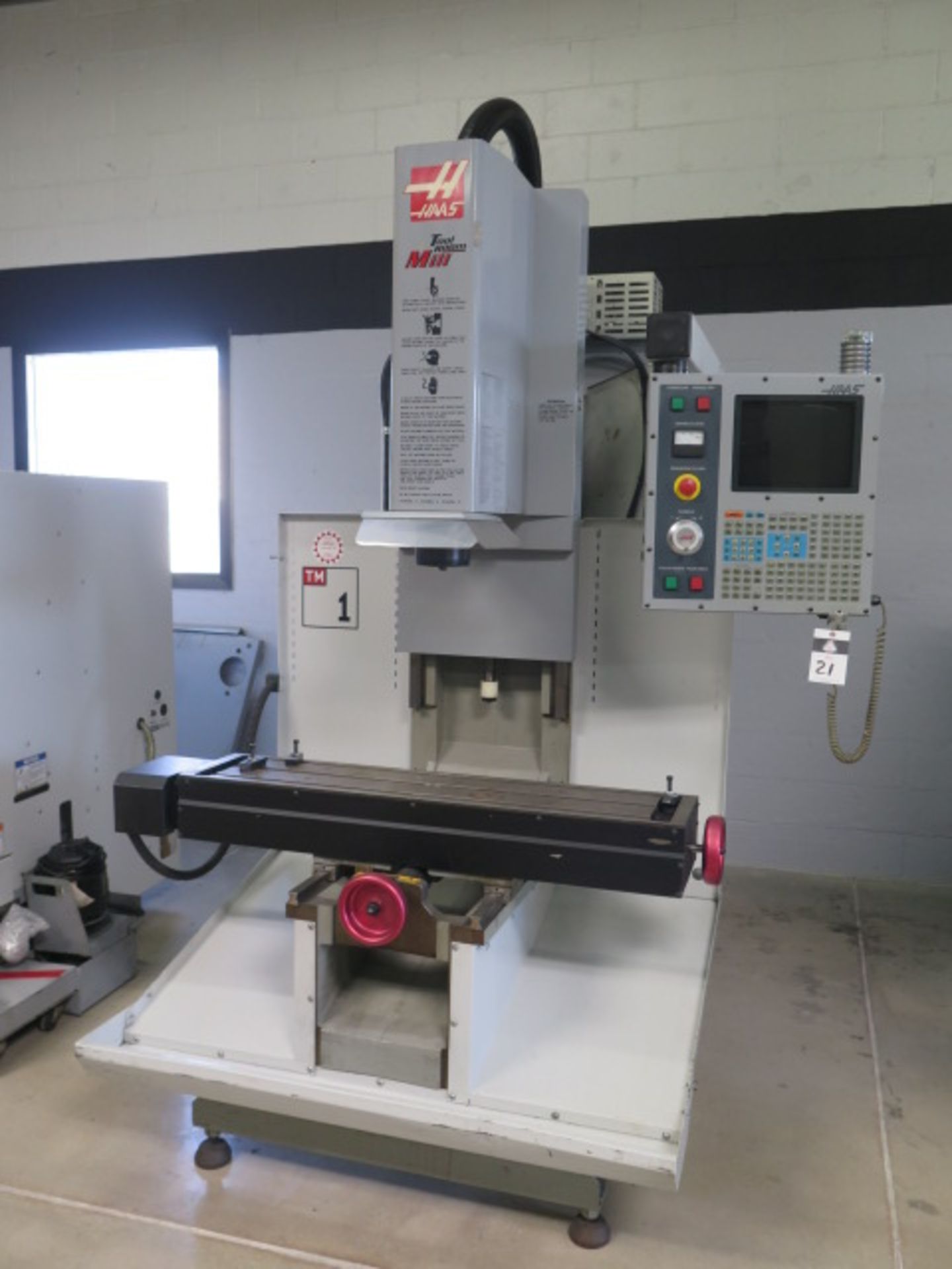 2002 Haas TM-1 CNC Tool Room Mill s/n 29002 w/ 40-Taper Spindle, 10 ½” x 48” Table, Sold AS IS