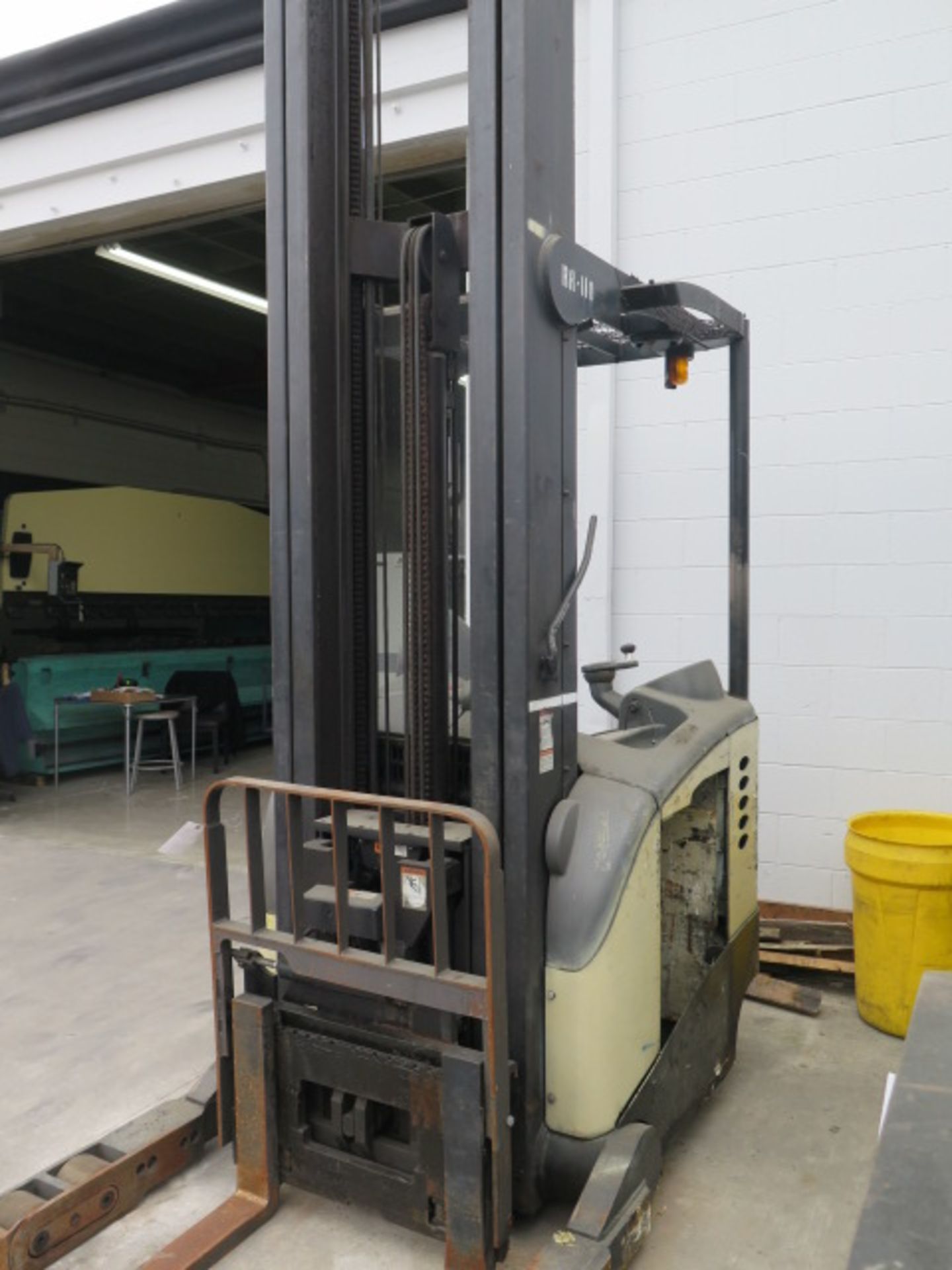 Crown RR5060S-45 4500 Lb Cap Stand-In Electric Narrow Aisle Single Reach Forklift, SOLD AS IS - Image 3 of 12