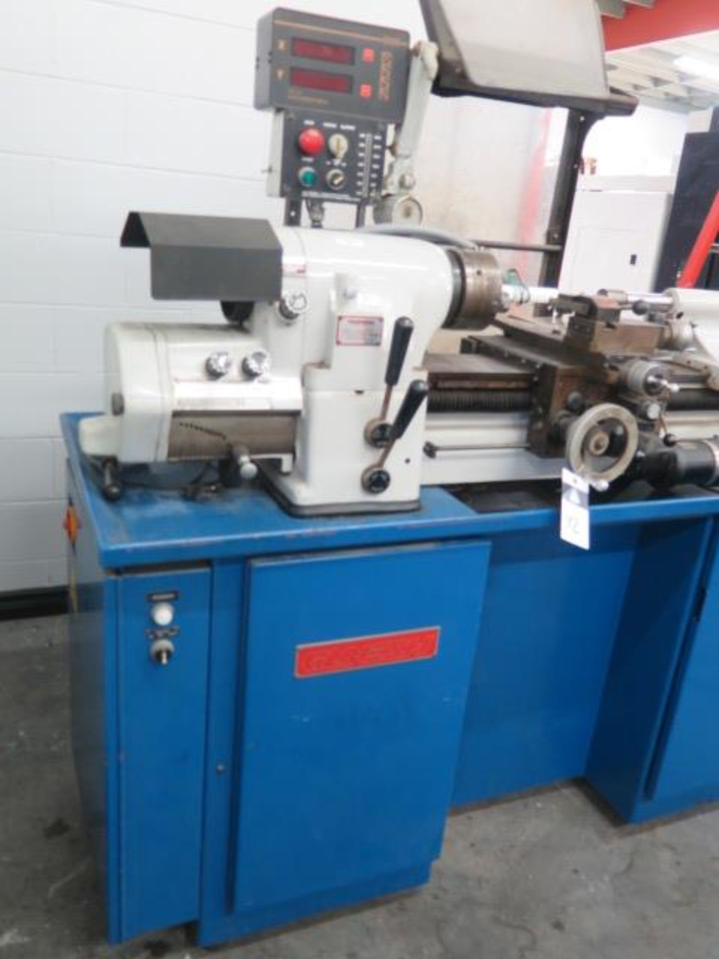 1998 Ganesh HCL-618SP Tool Room Lathe s/n 7510 w/ DRO, 135-2955 Adjustable RPM, Inch/mm, Sold AS IS - Image 3 of 23