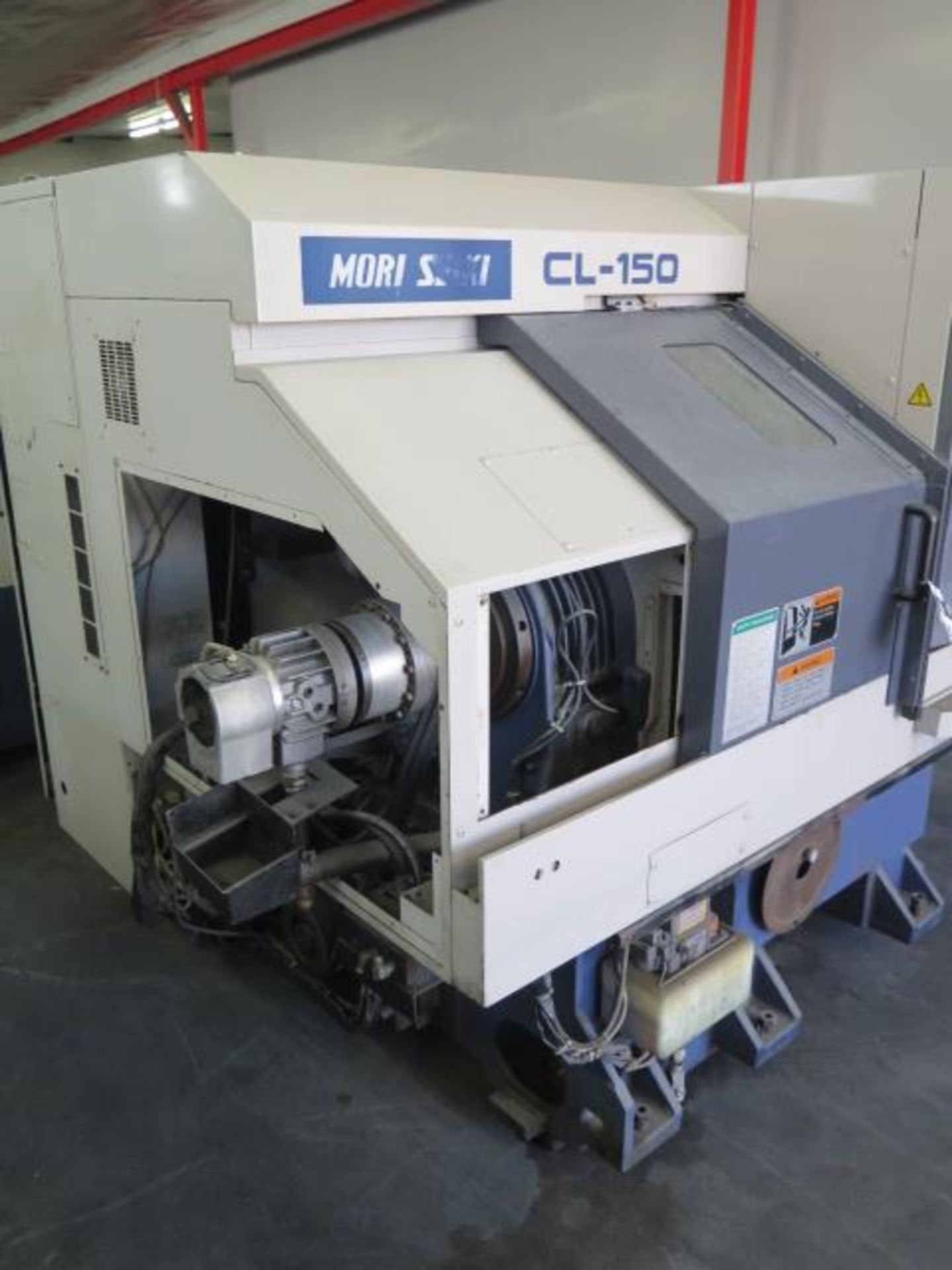 1997 Mori Seiki CL-150 CNC Turning Center (MISSING DRIVE BOARD) s/n 119 w/ MSC-803 Ctrls Sold AS IS - Image 3 of 14