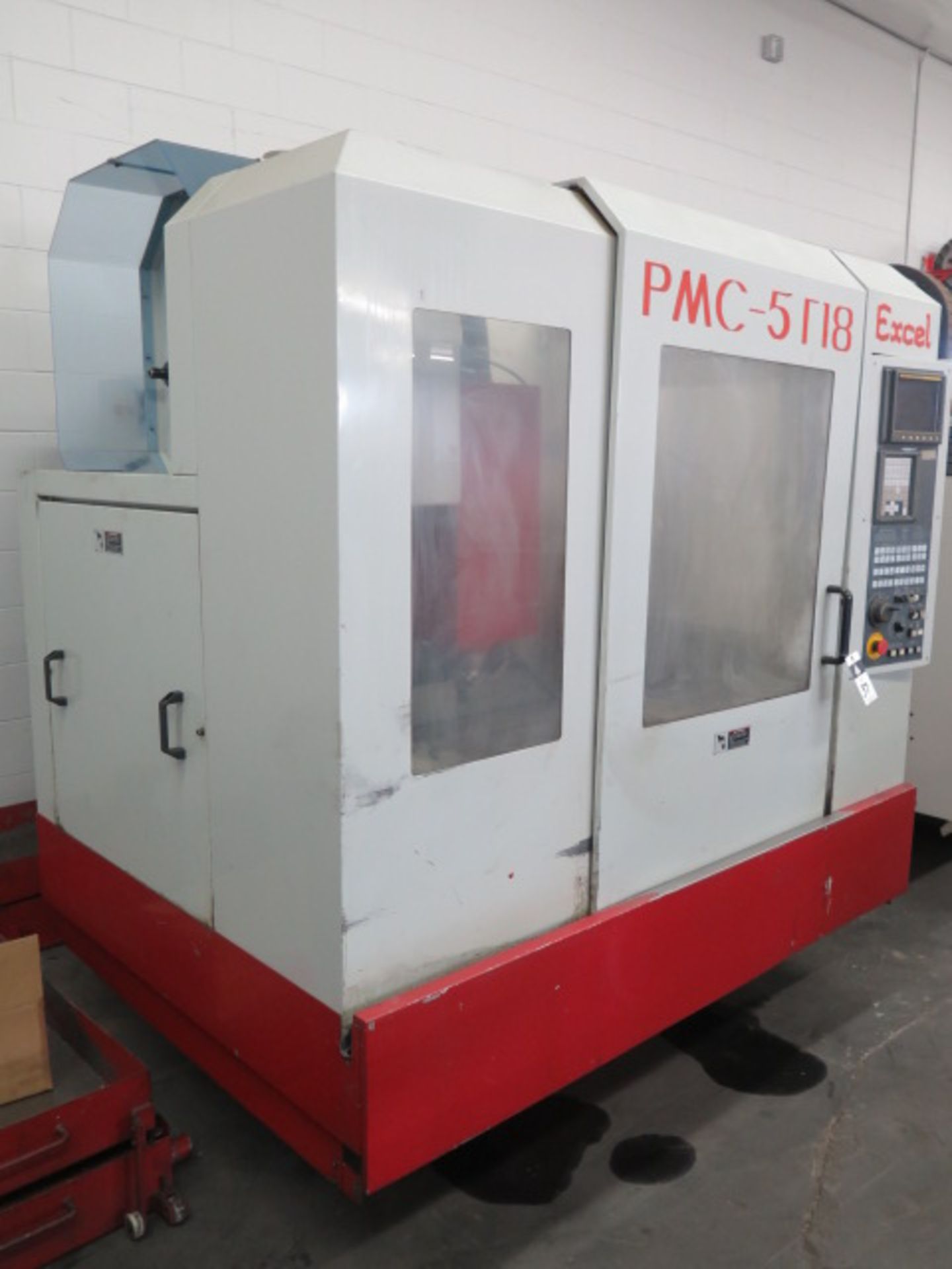 1996 Excel PMC-5T18 CNC Vertical Machining Center s/n ES5T0056 w/ Fanuc 21-M Control, Sold AS IS - Image 3 of 11