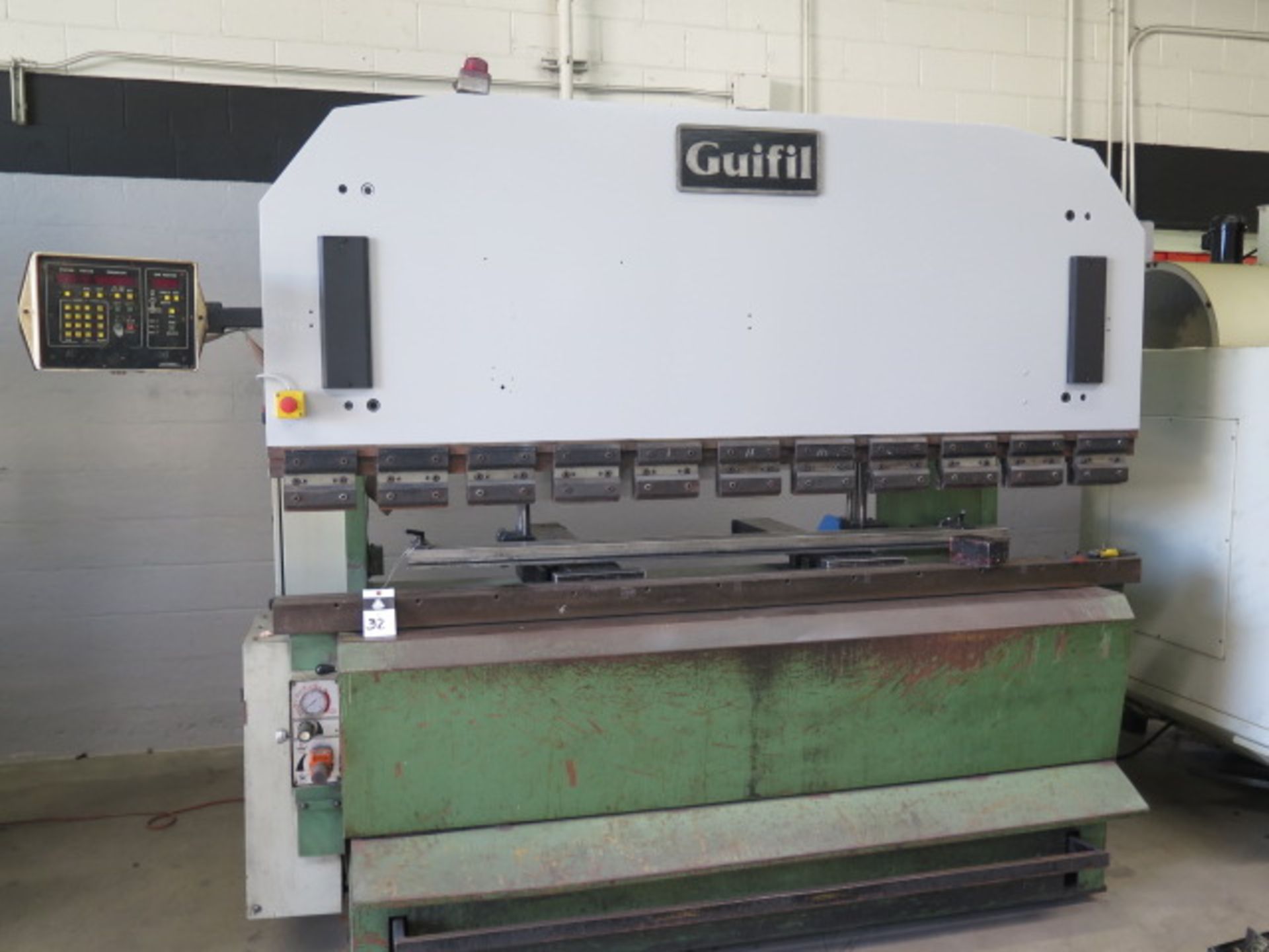 Guifil PE25-100 110 Ton x 98” Hydraulic CNC Press Brake s/n 014048 w/ Autogauge CNC1000 Controls and