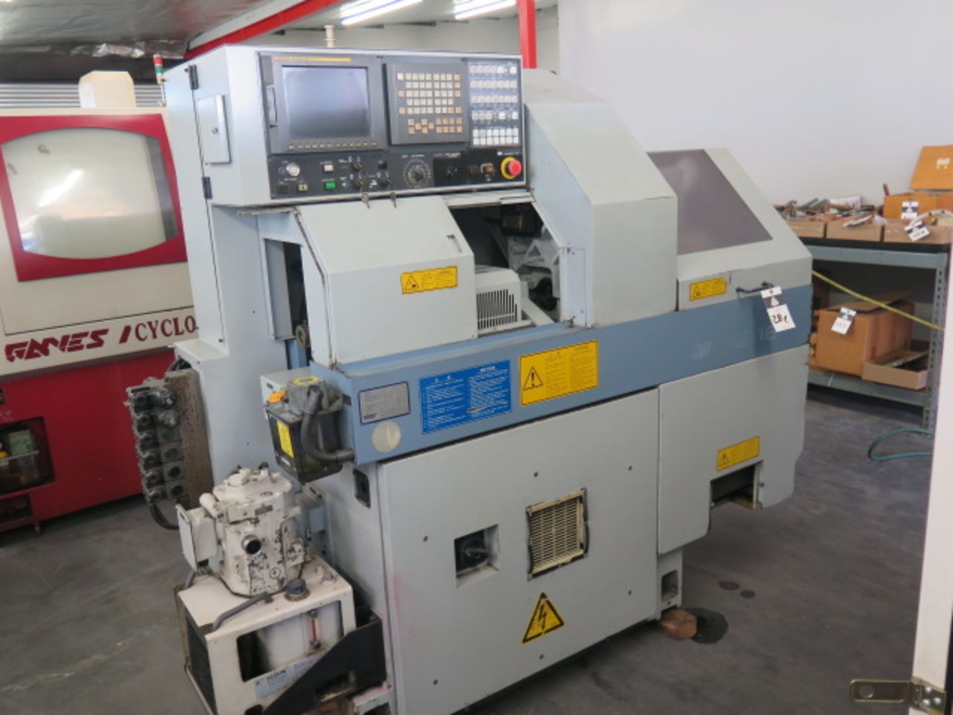 Star SA-16R Twin Spindle CNC Screw Machine s/n 0065(002) w/ Fanuc Series 18i-T Controls Sold AS IS