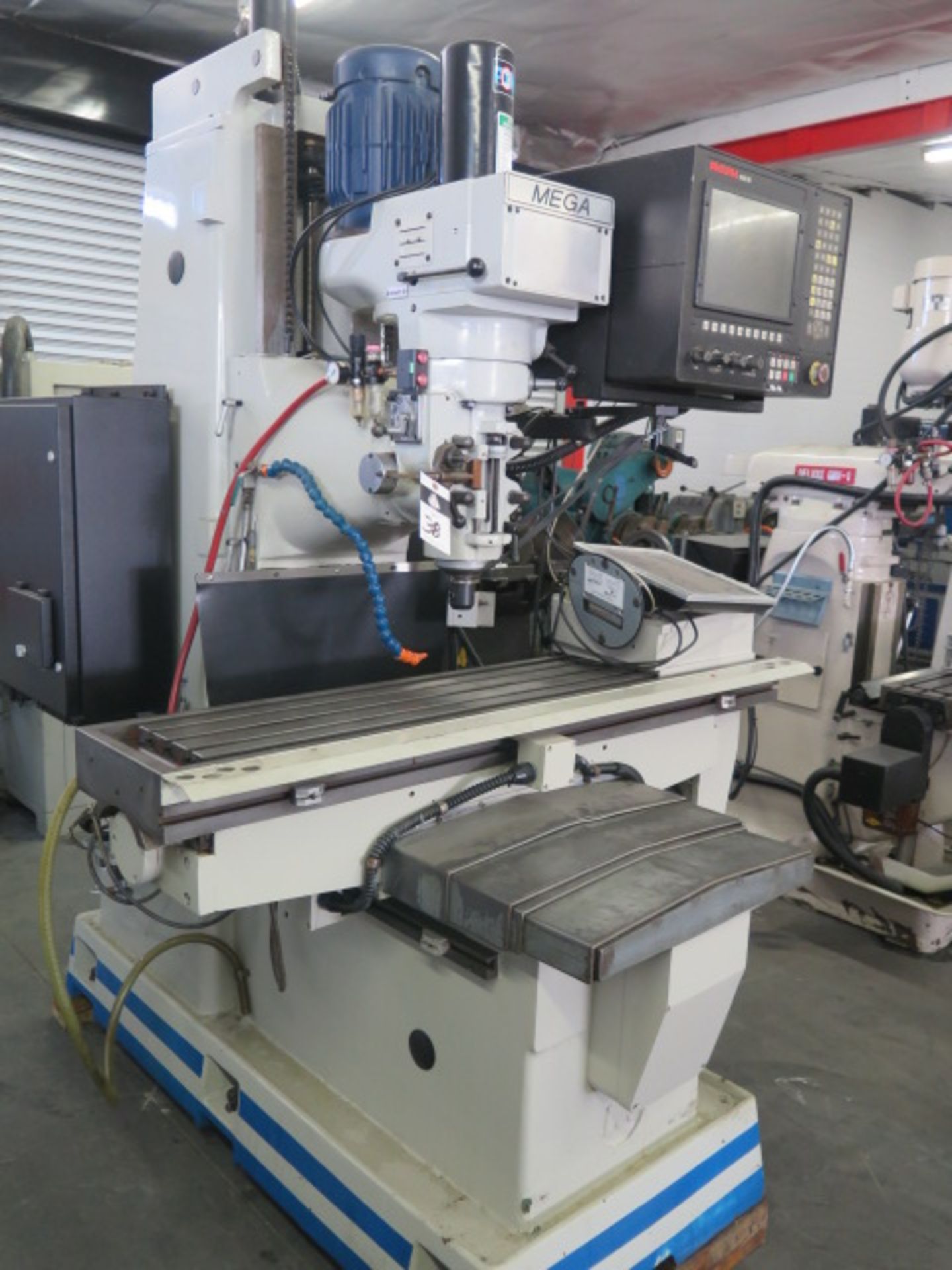 Mega 2-Axis CNC Vert Mill w/ Anilam 1400M CNC Controls, 5Hp, Controlled RPM, 40-Taper, Sold AS IS - Image 3 of 14