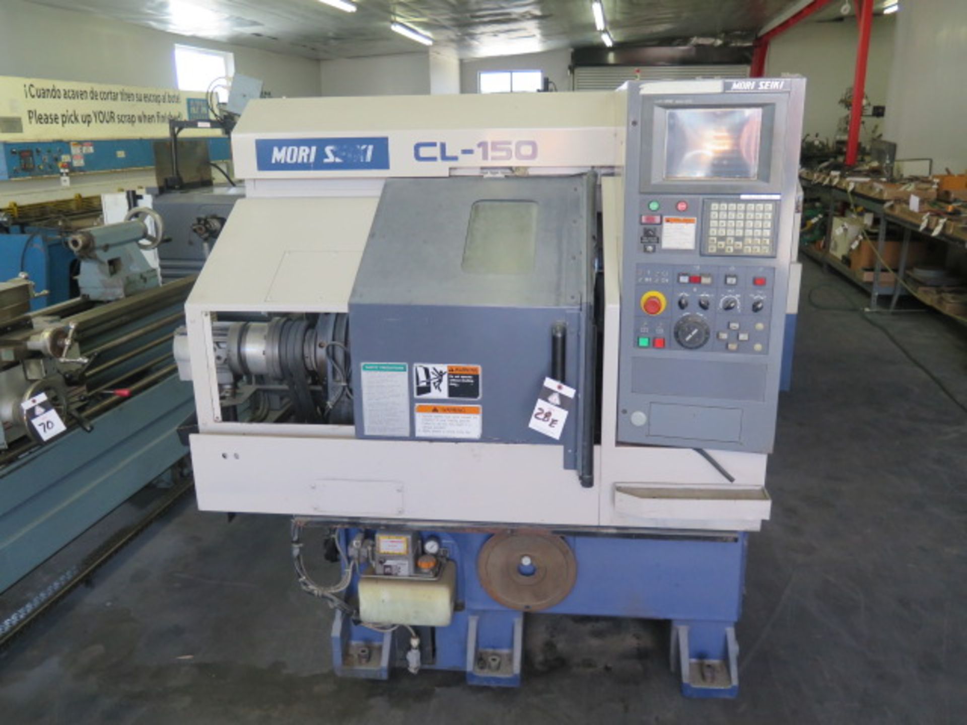 1997 Mori Seiki CL-150 CNC Turning Center (MISSING DRIVE BOARD) s/n 119 w/ MSC-803 Ctrls Sold AS IS