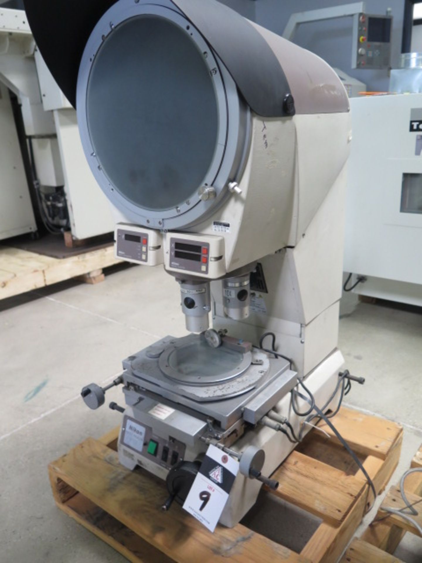 Nikon V-12B 12” Optical Comparator w/ Dig X”,“Y” and Angular Readouts, Sold As IS - Image 2 of 8