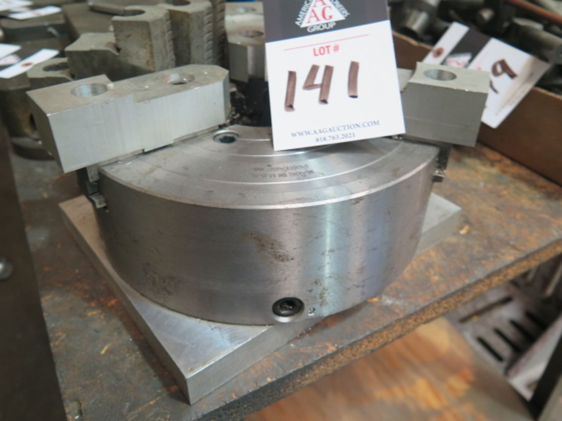 Buck 10" 3-Jaw Chuck w/ Adaptor Plate - Image 2 of 3